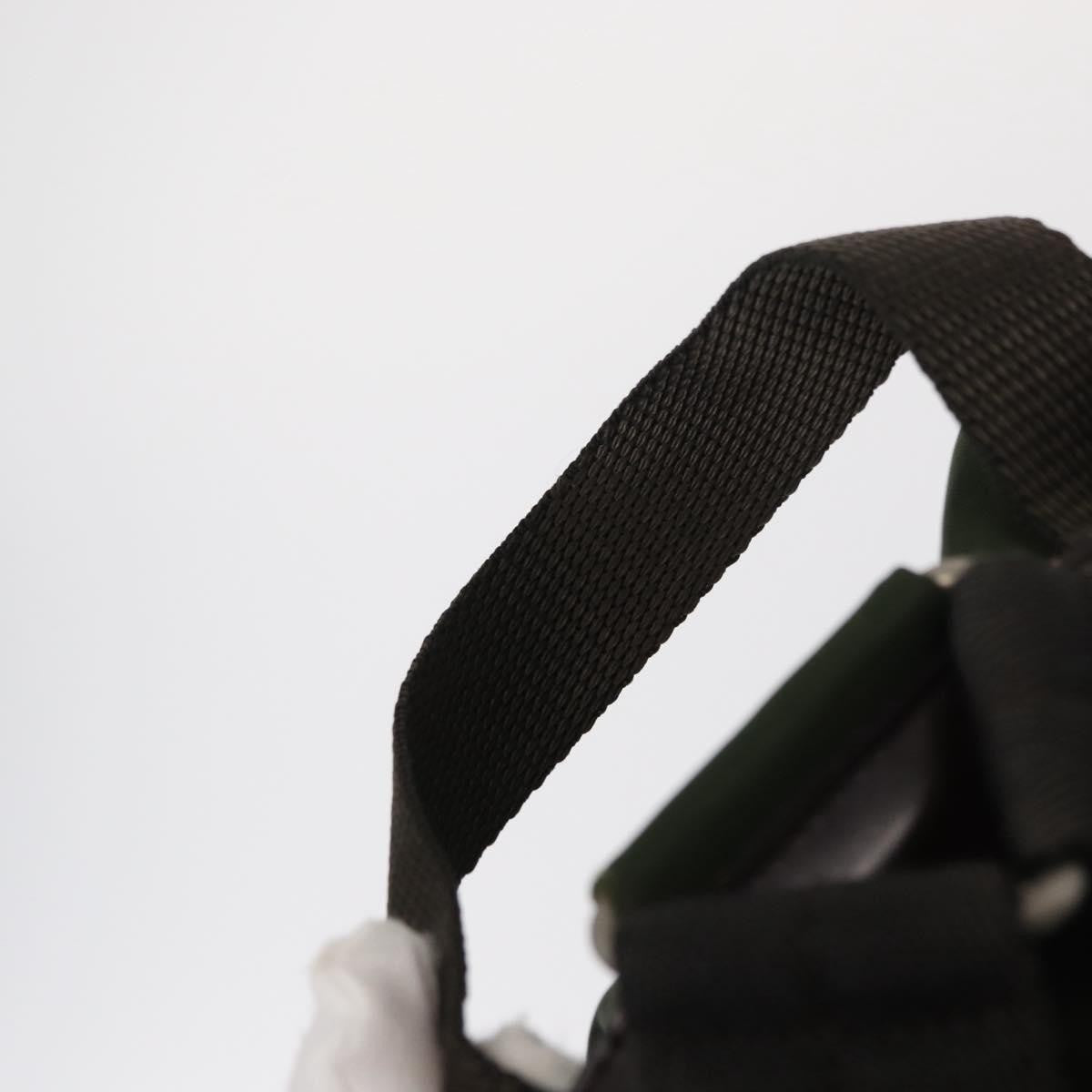 Prada Double Front Pocket Tessuto Khaki Nylon Backpack Bag (Pre-Owned)