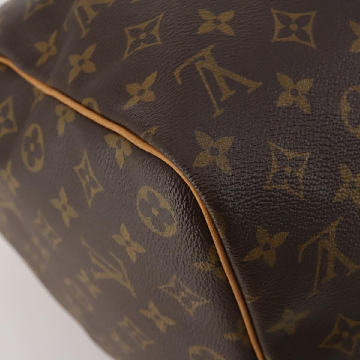 Louis Vuitton Keepall Bag Monogram Canvas Brown Canvas Travel Bag Bag (Pre-Owned)