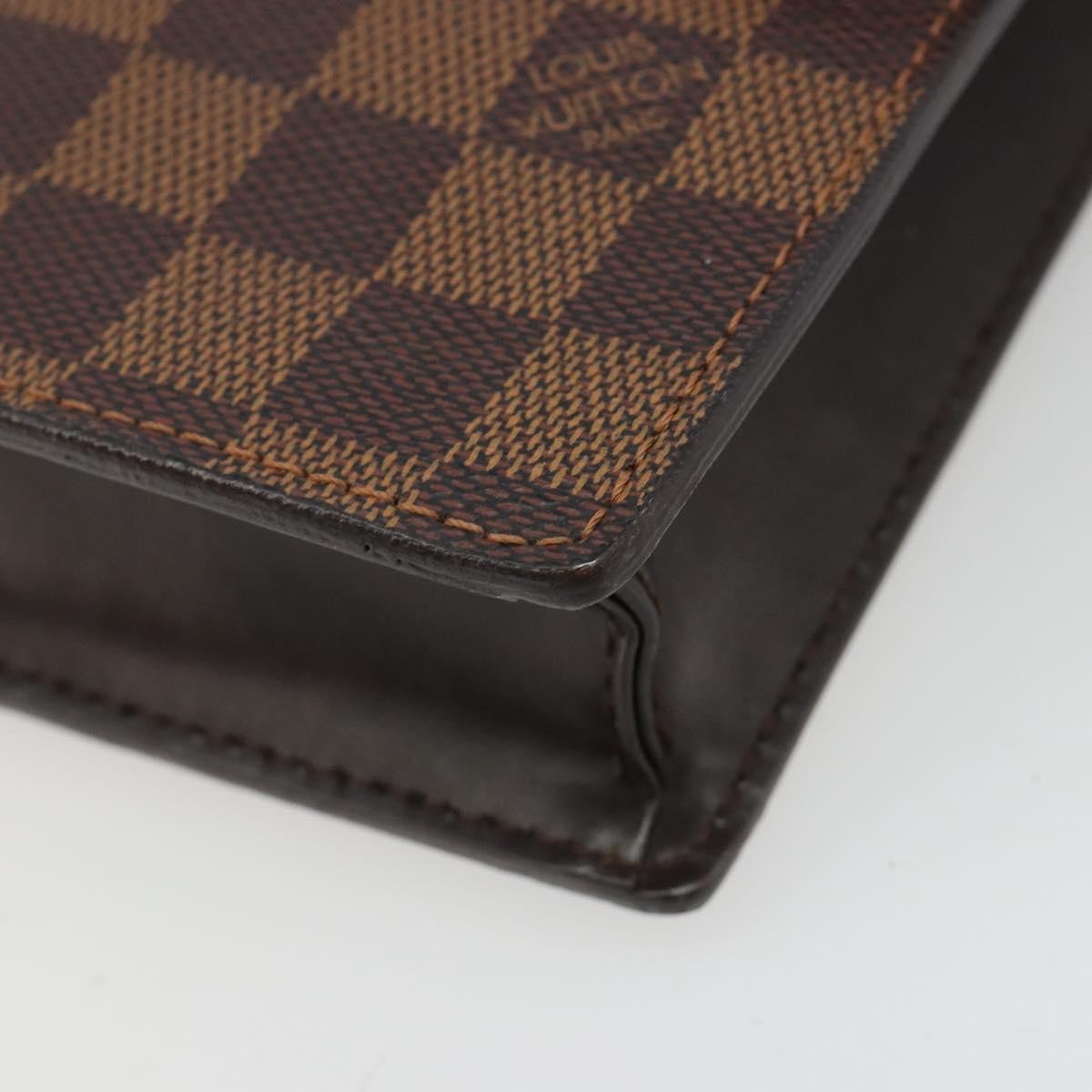 Louis Vuitton Portobello Messenger Damier Ebene Brown Canvas Shoulder Bag Bag (Pre-Owned)