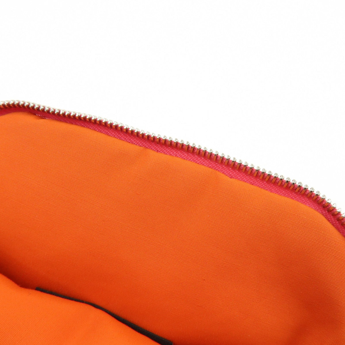 Hermes Bolide Travel Canvas Pink Cotton Clutche & Pouche Bag (Pre-Owned)