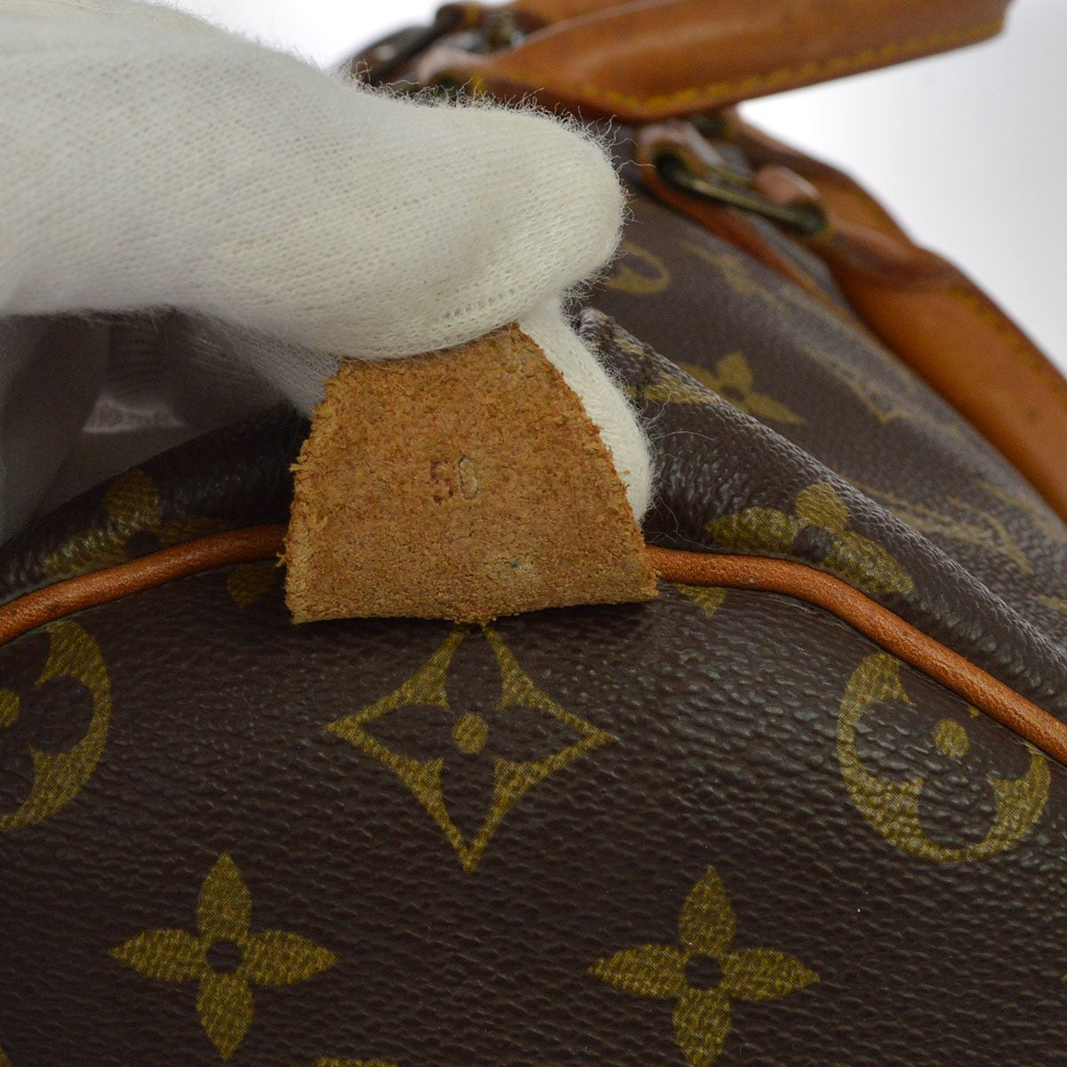 Louis Vuitton Keepall Monogram Canvas Brown Canvas Travel Bag Bag (Pre-Owned)