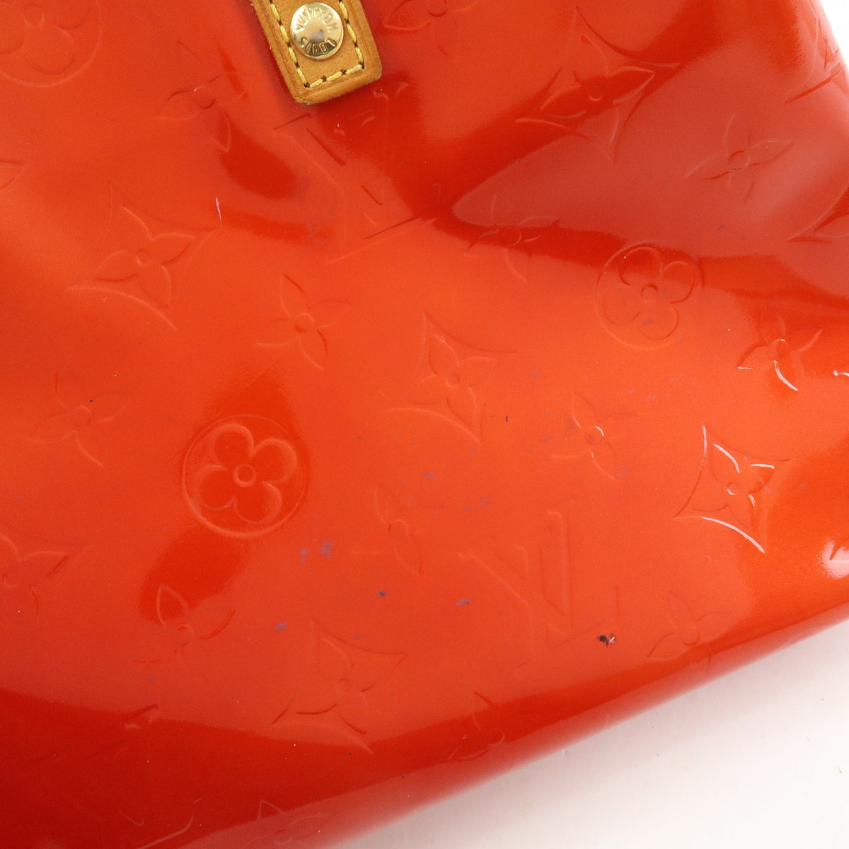 Louis Vuitton Reade Monogram Vernis Red Patent_Leather Handbag (Pre-Owned)