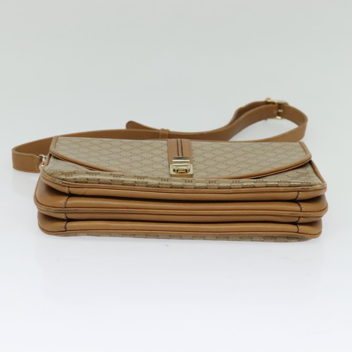Celine Vintage Macadam Canvas Beige Canvas Backpack Bag (Pre-Owned)