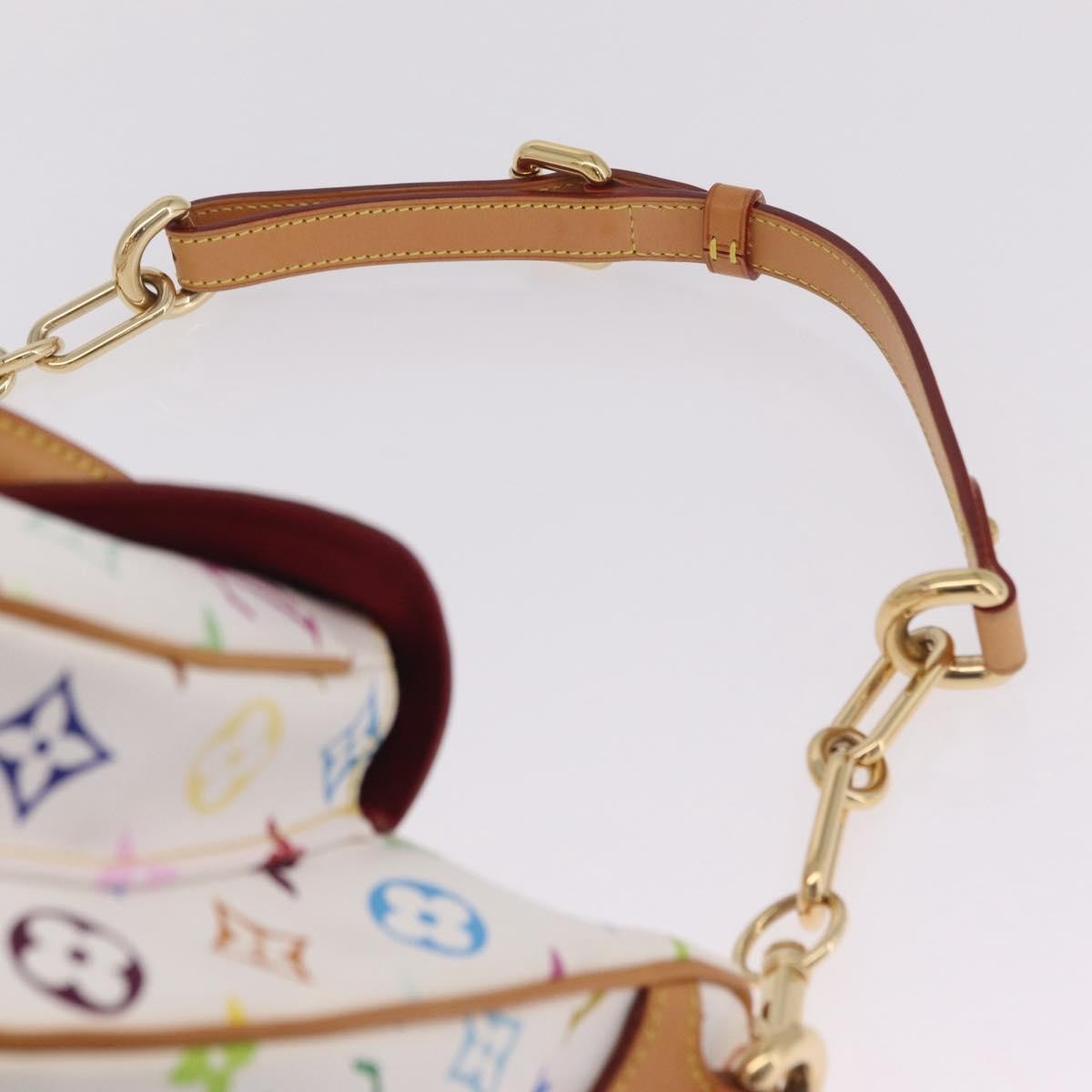 Louis Vuitton Rita Monogram Multicolor White Canvas Handbag (Pre-Owned)