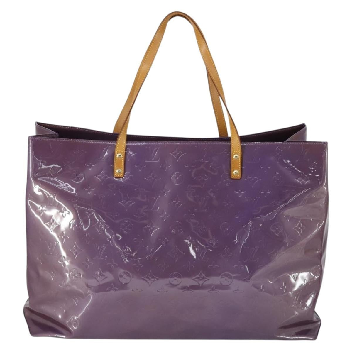 Louis Vuitton Reade Monogram Vernis Purple Patent_Leather Handbag (Pre-Owned)