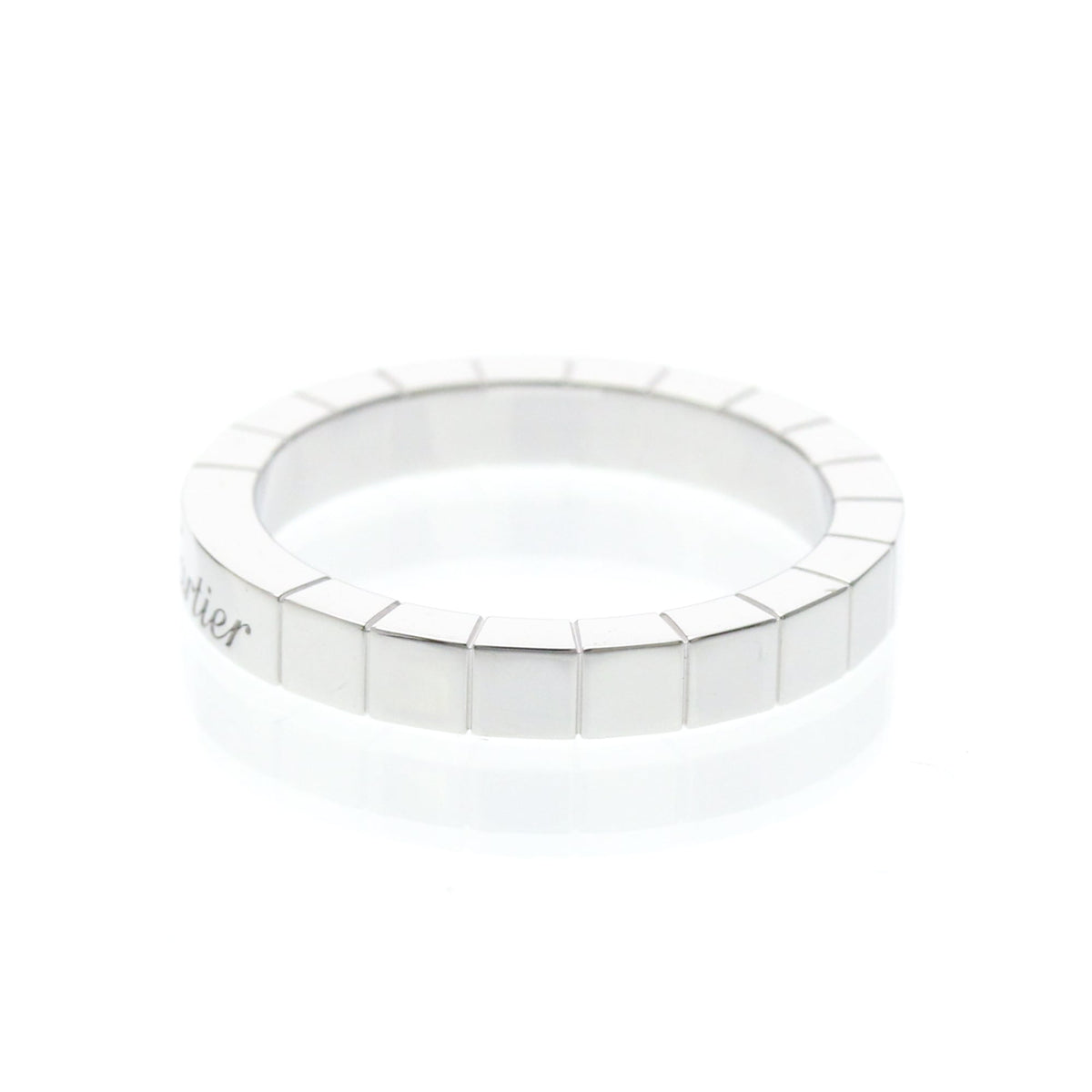 Cartier Lanieres 18K White Gold Gold White_Gold Ring Jewelry (Pre-Owned)