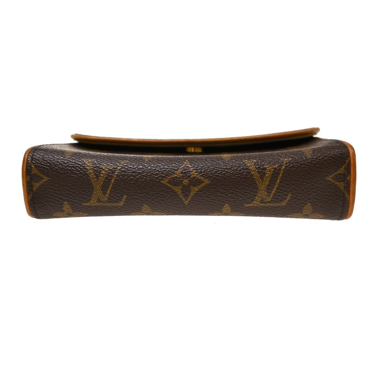 Louis Vuitton Florentine Waist Monogram Canvas Brown Canvas Handbag (Pre-Owned)