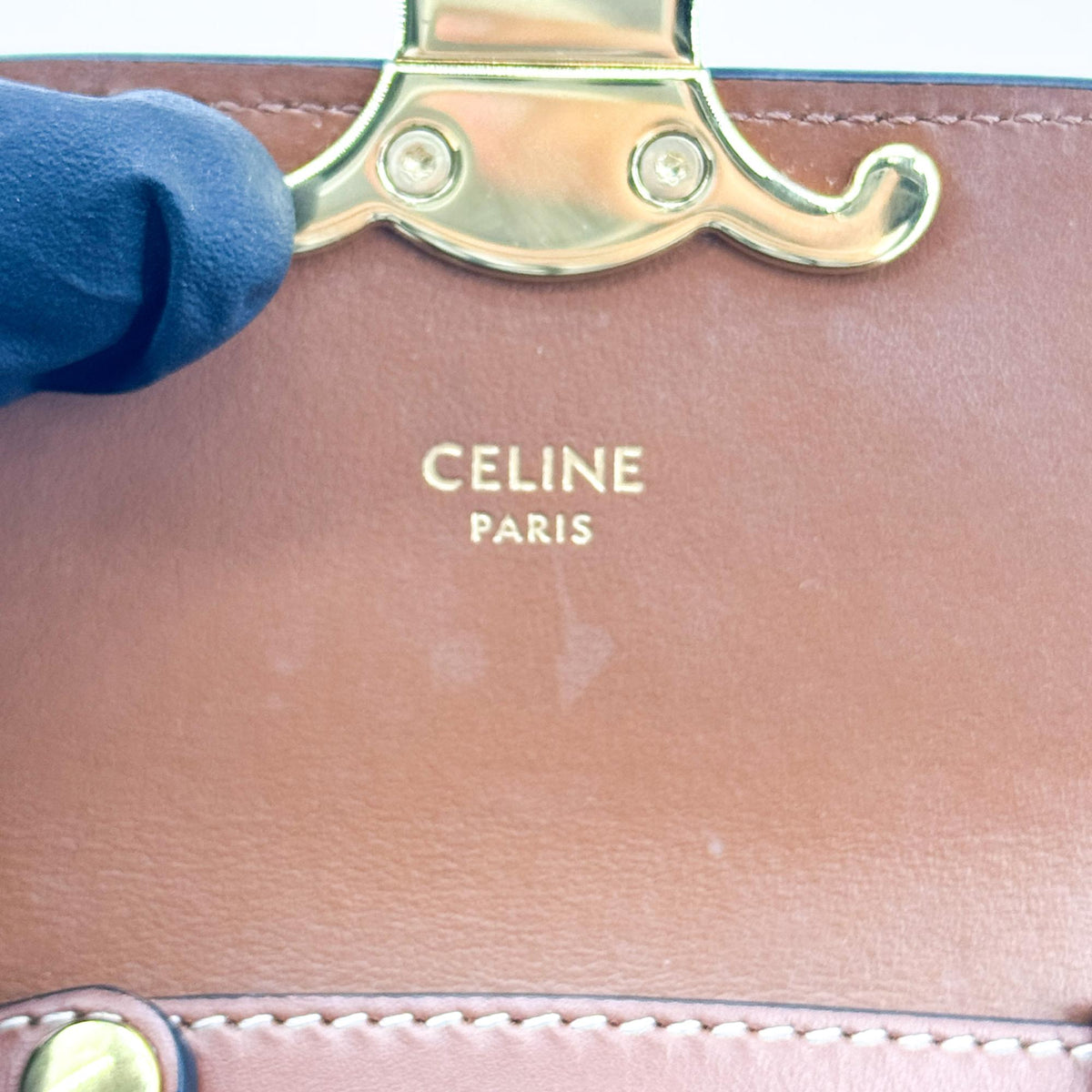 Celine Triomphe Triomphe Coated Canvas Black Canvas Shoulder Bag Bag (Pre-Owned)