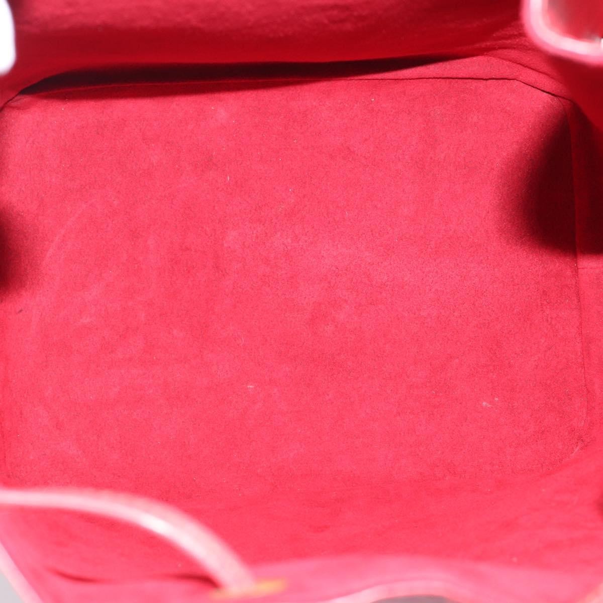 Louis Vuitton Petit Noe Epi Leather Red Leather Handbag (Pre-Owned)