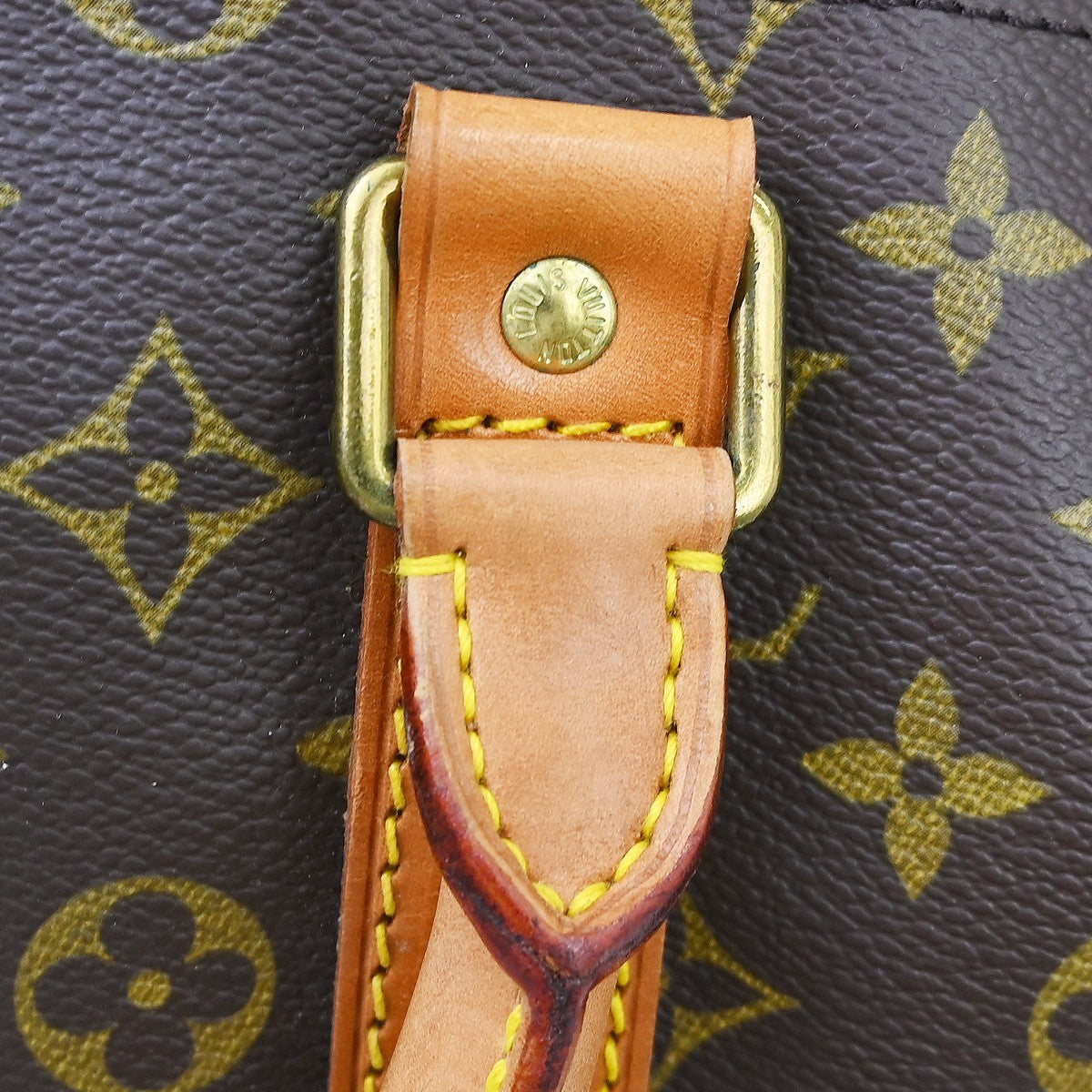Louis Vuitton Keepall Monogram Canvas Brown Canvas Handbag (Pre-Owned)