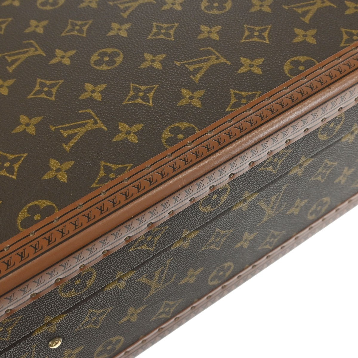 Louis Vuitton Cotteville Trunk Monogram Canvas Brown Canvas Travel Bag Bag (Pre-Owned)