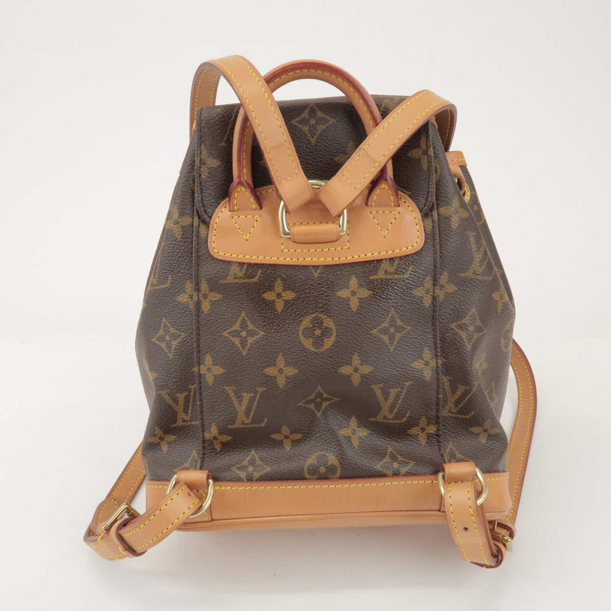 Louis Vuitton Vintage Montsouris Monogram Canvas Brown Canvas Backpack Bag (Pre-Owned)