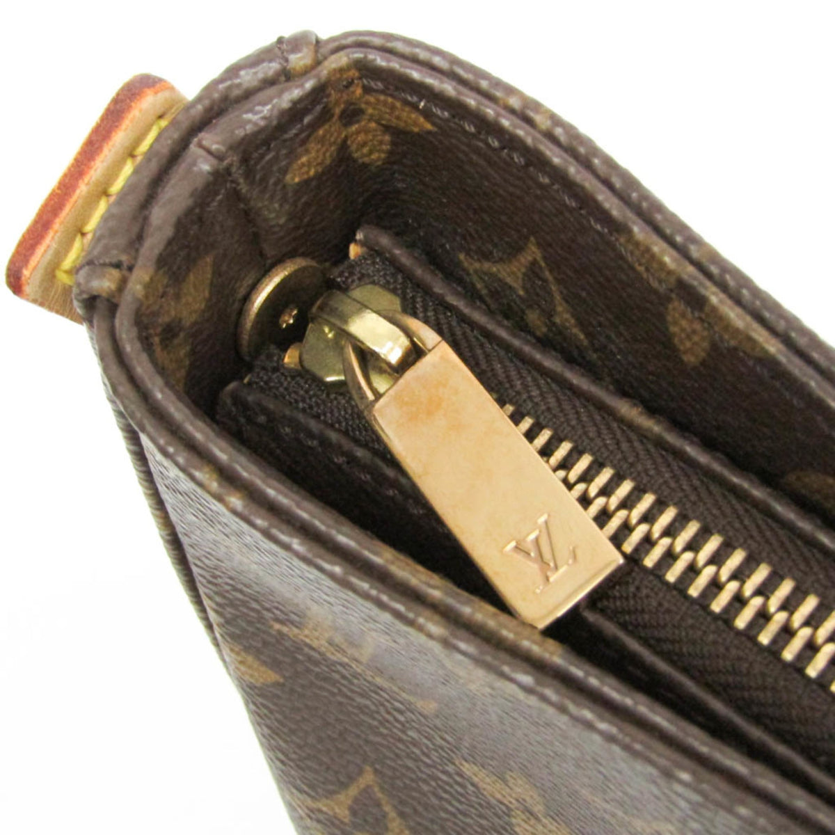 Louis Vuitton Looping Monogram Canvas Brown Canvas Handbag (Pre-Owned)