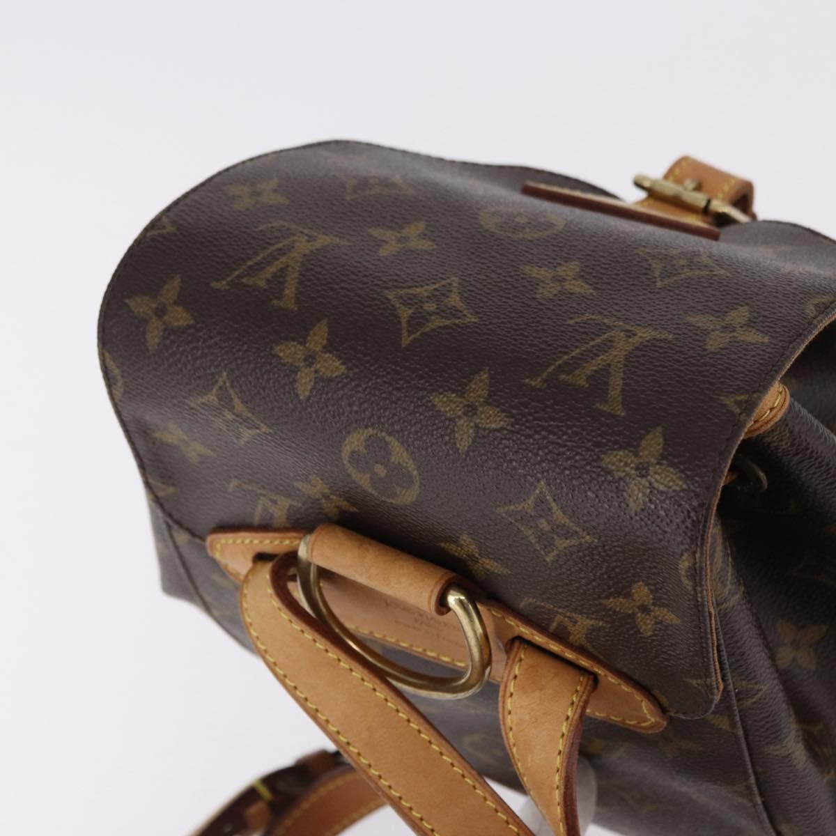 Louis Vuitton Montsouris Monogram Brown Canvas Backpack Bag (Pre-Owned)