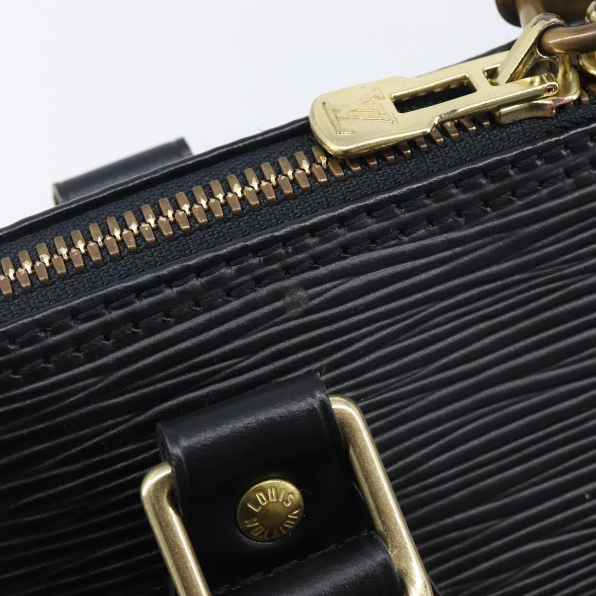 Louis Vuitton Vintage Alma Epi Leather Black Leather Handbag (Pre-Owned)