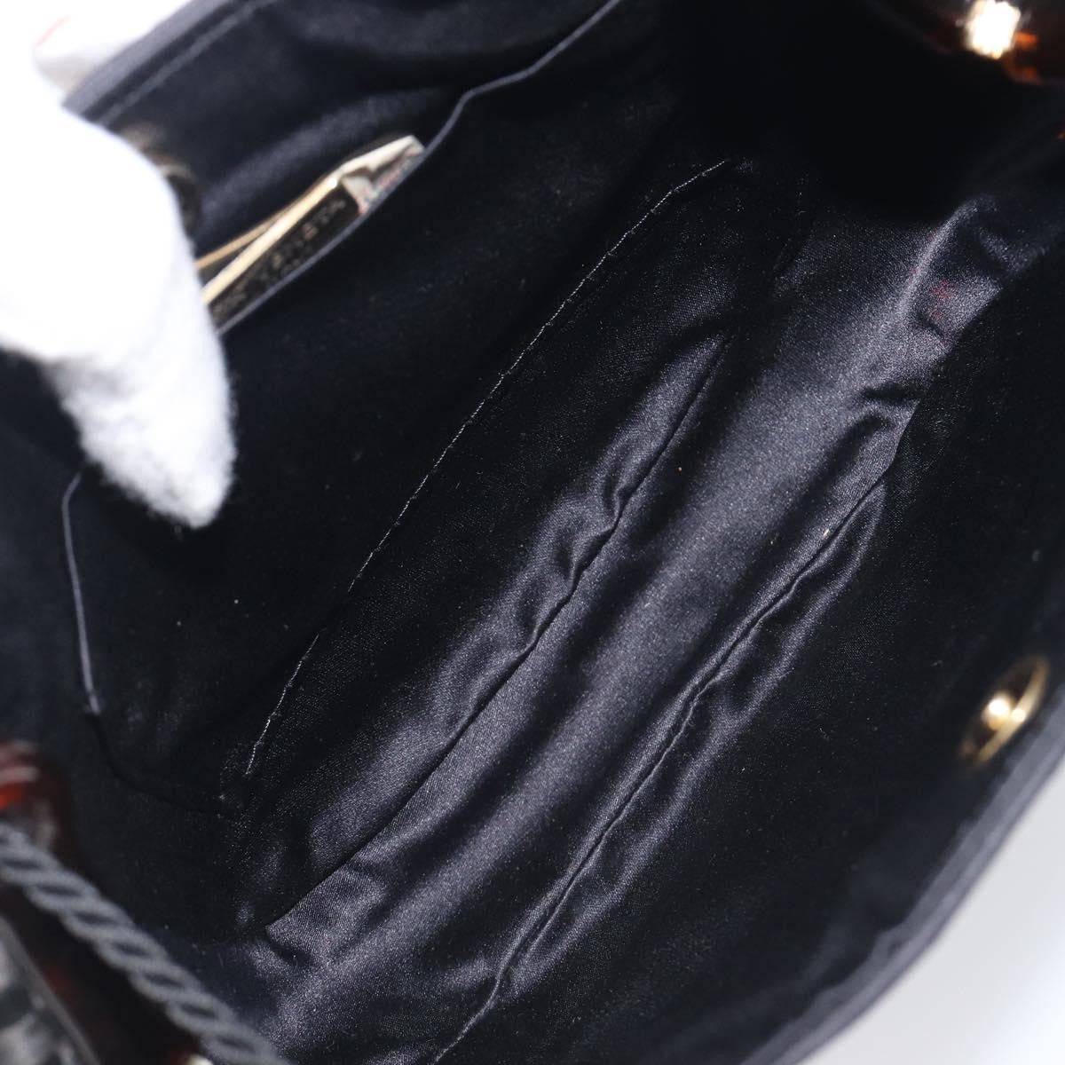 Bottega Veneta Vintage Intrecciato Hobo Nylon Black Nylon Shoulder Bag Bag (Pre-Owned)