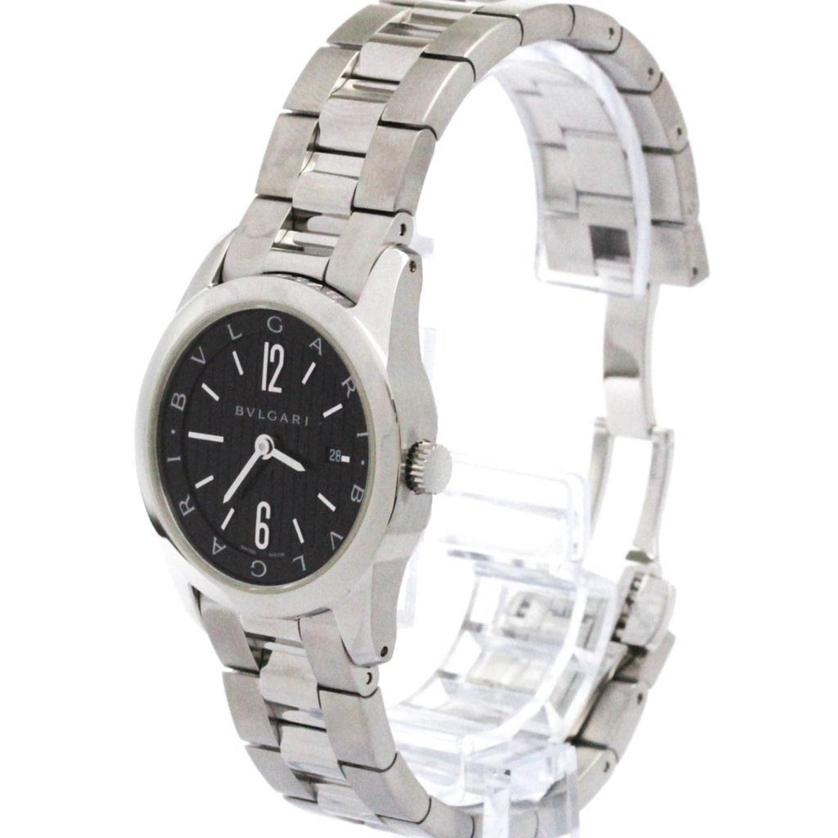 Bvlgari Solotempo Quartz Stainless Steel Watch (Pre-Owned)