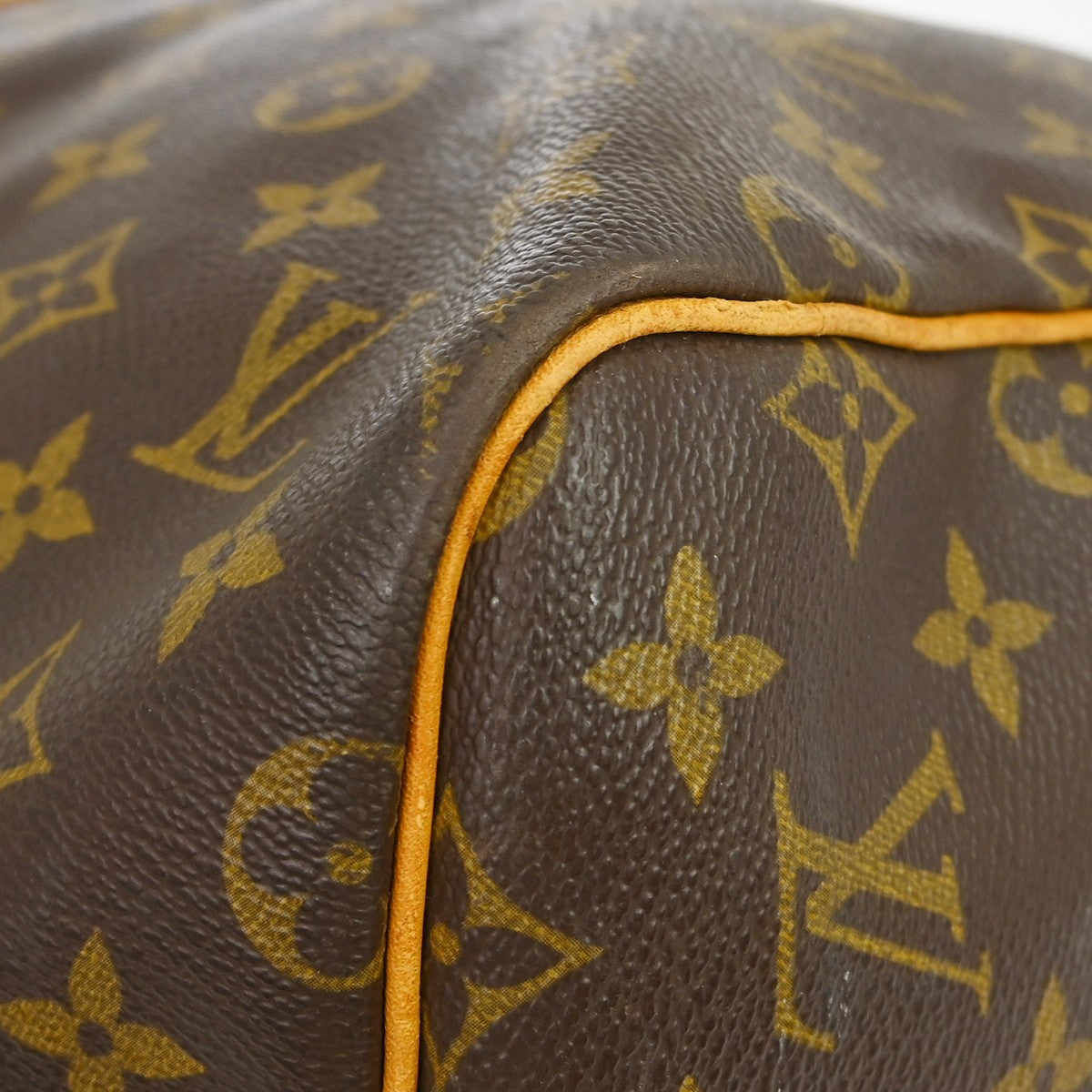 Louis Vuitton Keepall Bandouliere Monogram Canvas Brown Canvas Travel Bag Bag (Pre-Owned)