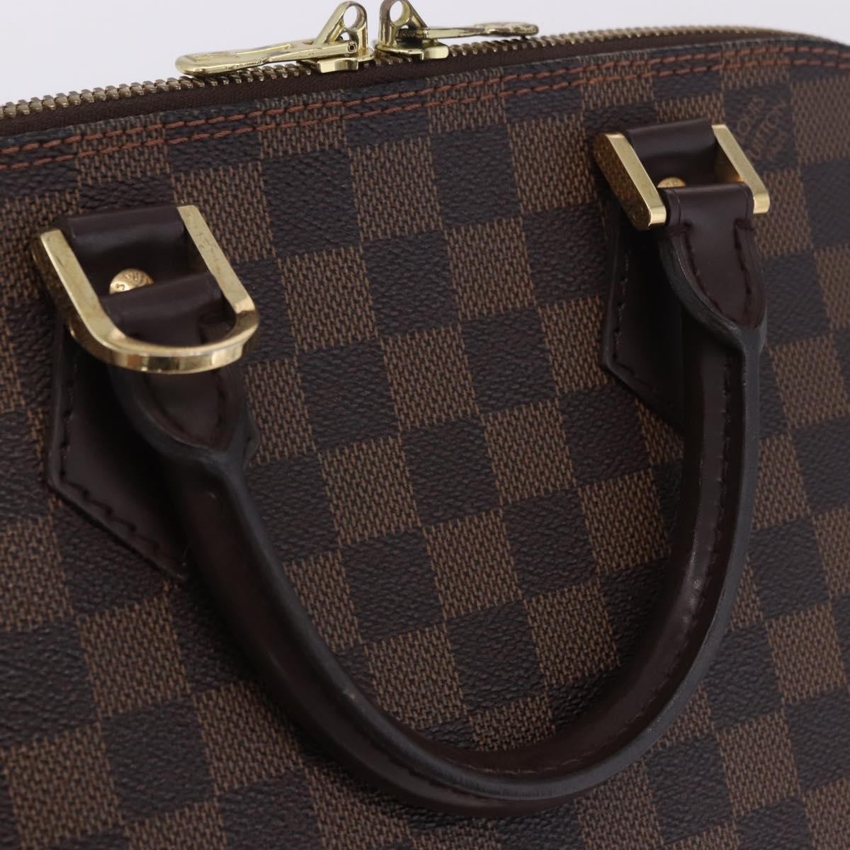 Louis Vuitton Alma Damier Brown Canvas Handbag (Pre-Owned)
