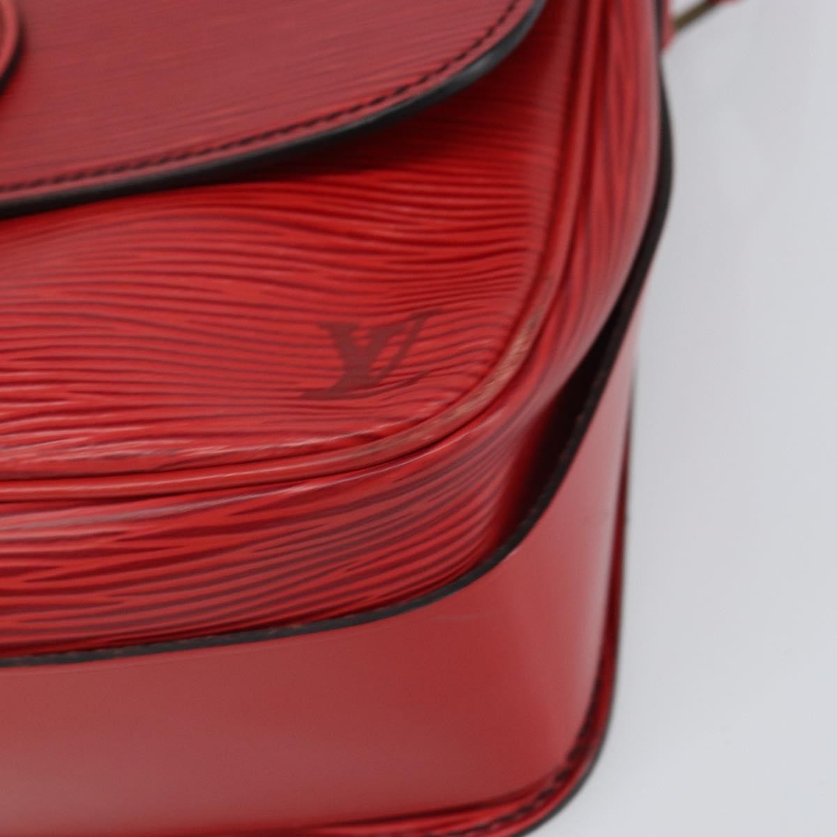 Louis Vuitton Cartouchiere Epi Leather Red Leather Shoulder Bag Bag (Pre-Owned)