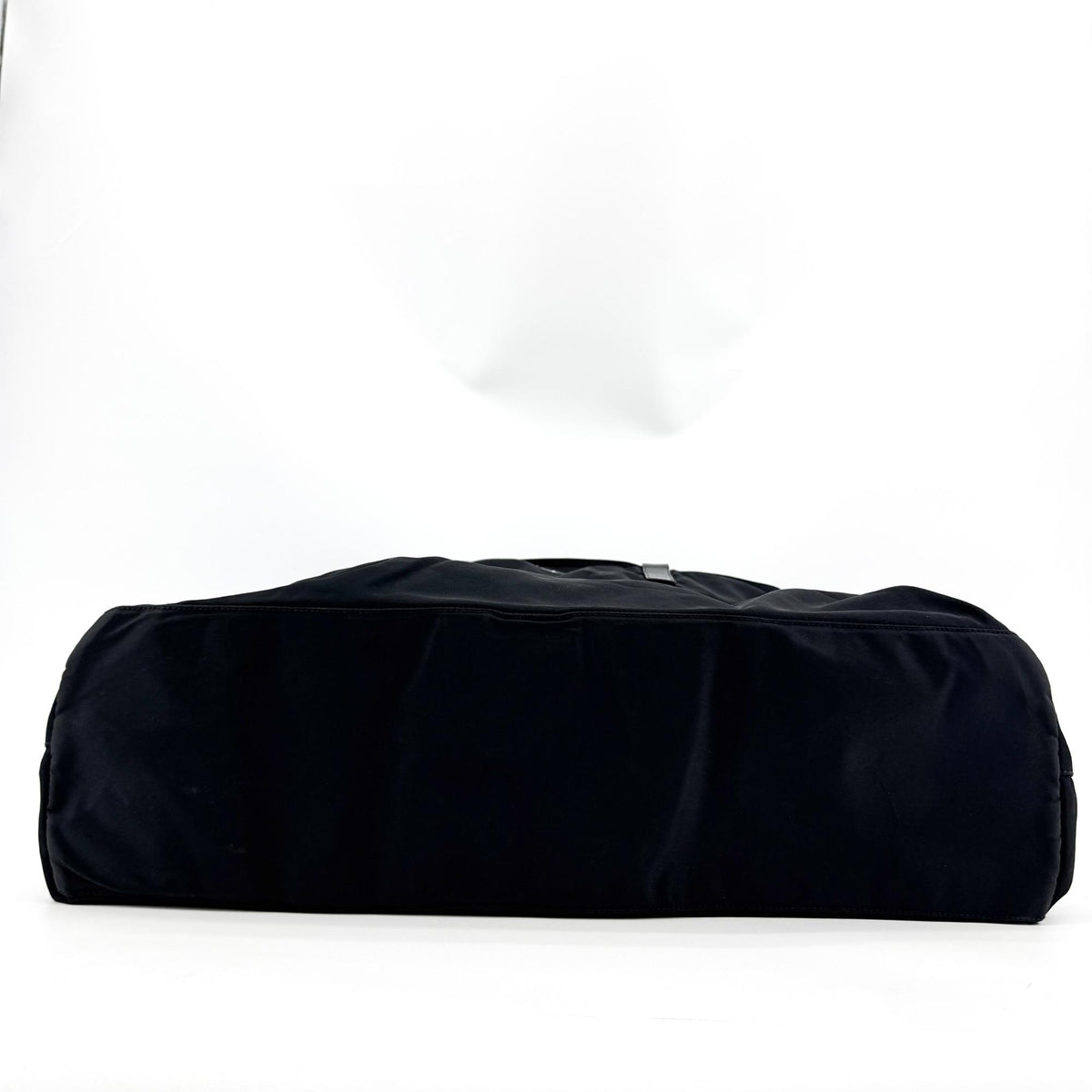 Prada Open Tote Tessuto Black Nylon Handbag (Pre-Owned)