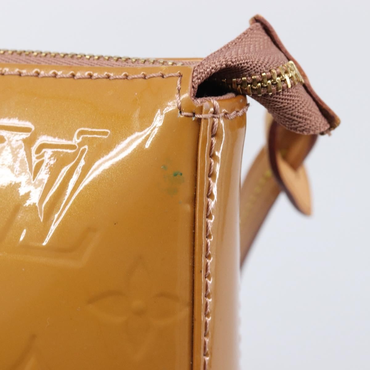 Louis Vuitton Pochette Accessoires Nm Monogram Vernis Brown Patent_Leather Clutche & Pouche Bag (Pre-Owned)