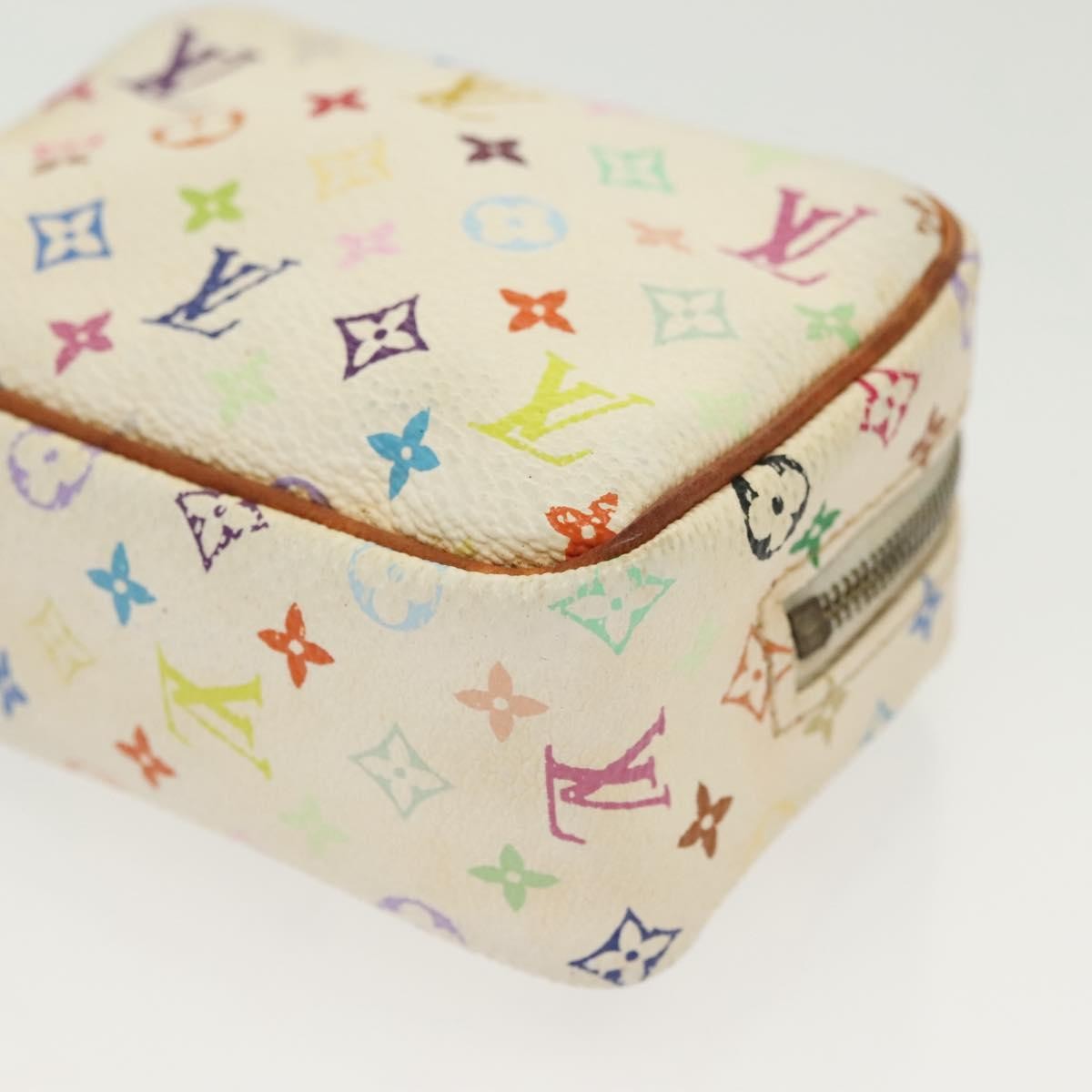 Louis Vuitton Wapity Trousse Monogram Multicolor White Canvas Clutche & Pouche Bag (Pre-Owned)