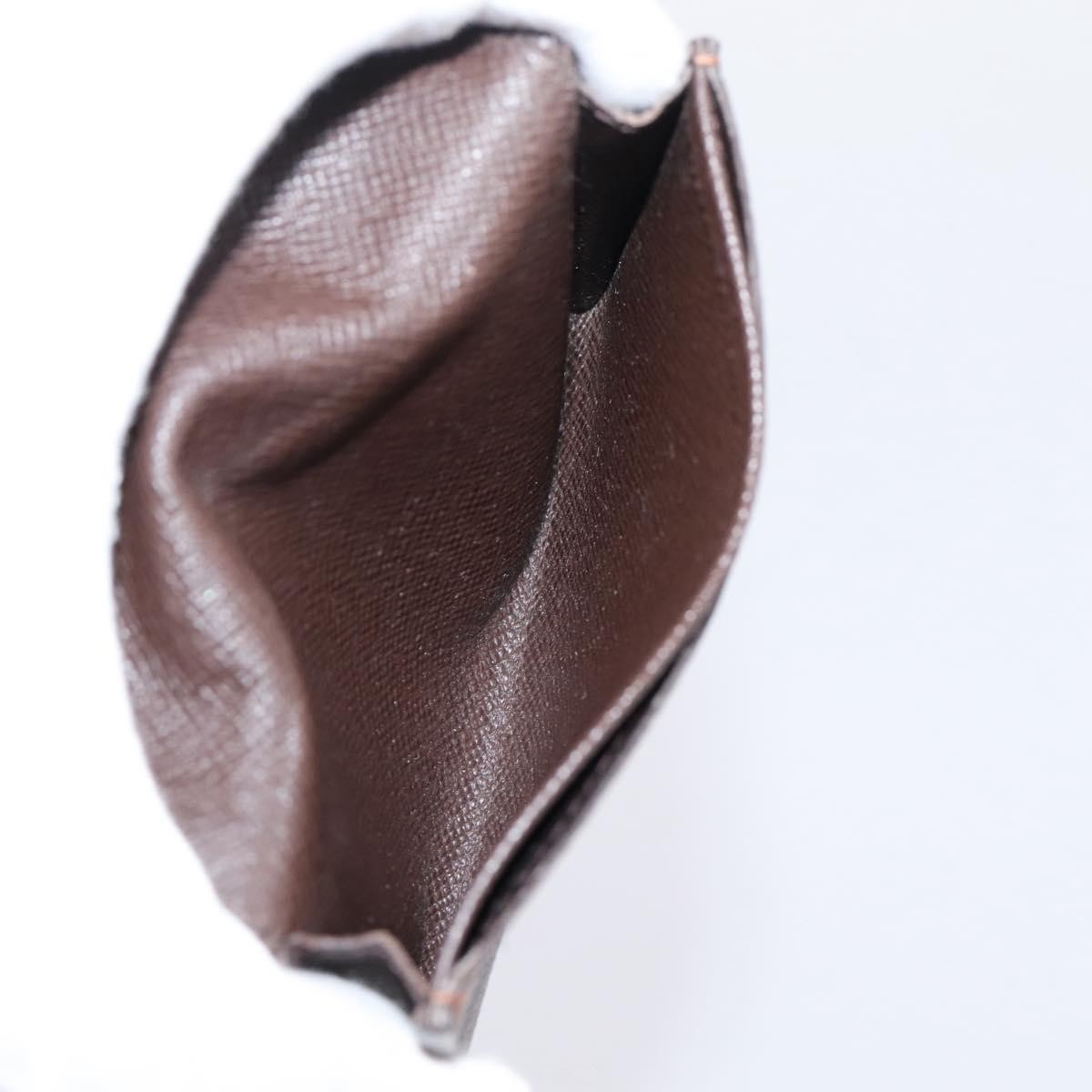 Louis Vuitton Business Card Case Damier Brown Canvas Card Holders Accessory (Pre-Owned)