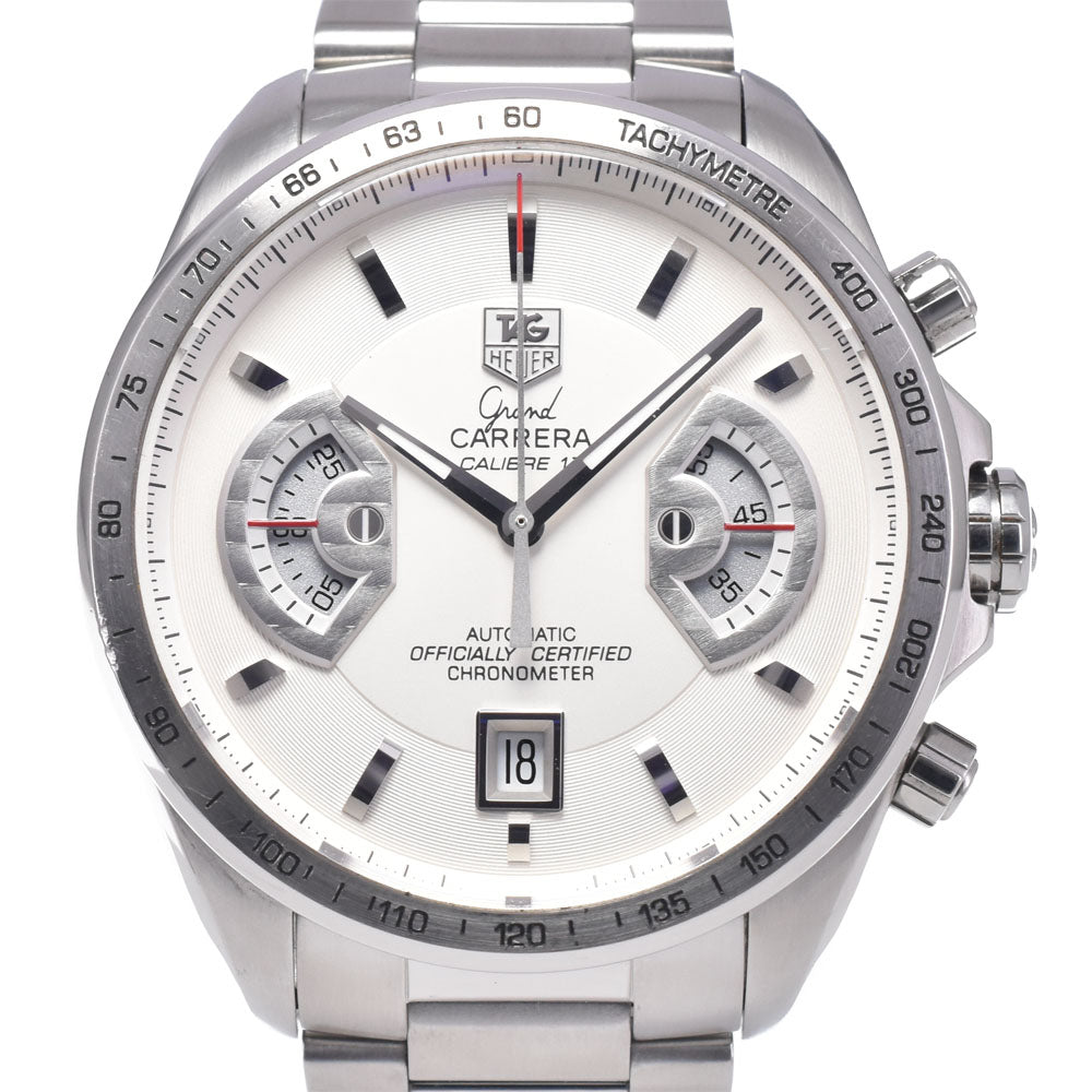 Tag Heuer Grand Carrera Chronograph Calibre 17 Automatic Stainless Steel Watch (Pre-Owned)