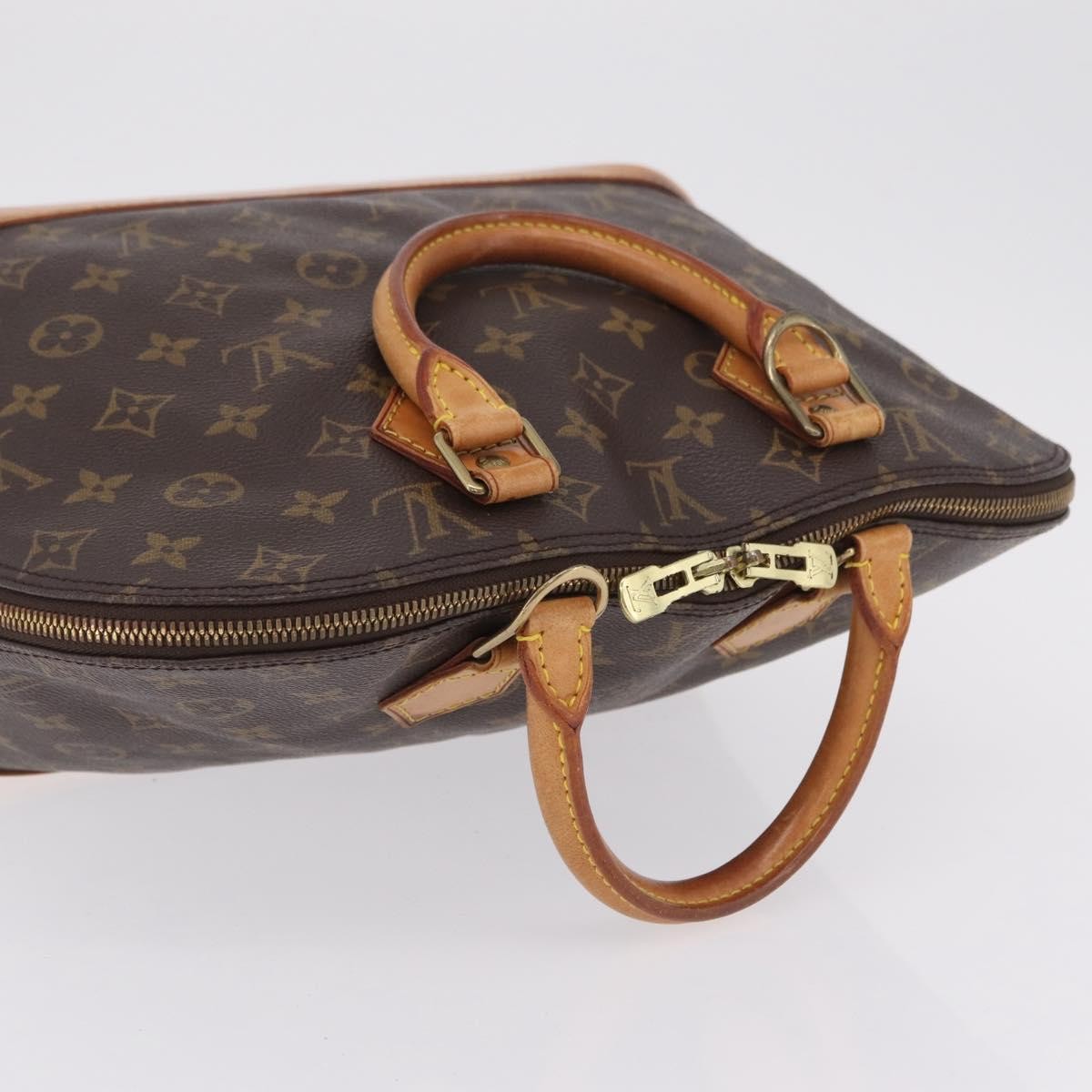 Louis Vuitton Alma Monogram Canvas Brown Canvas Handbag (Pre-Owned)