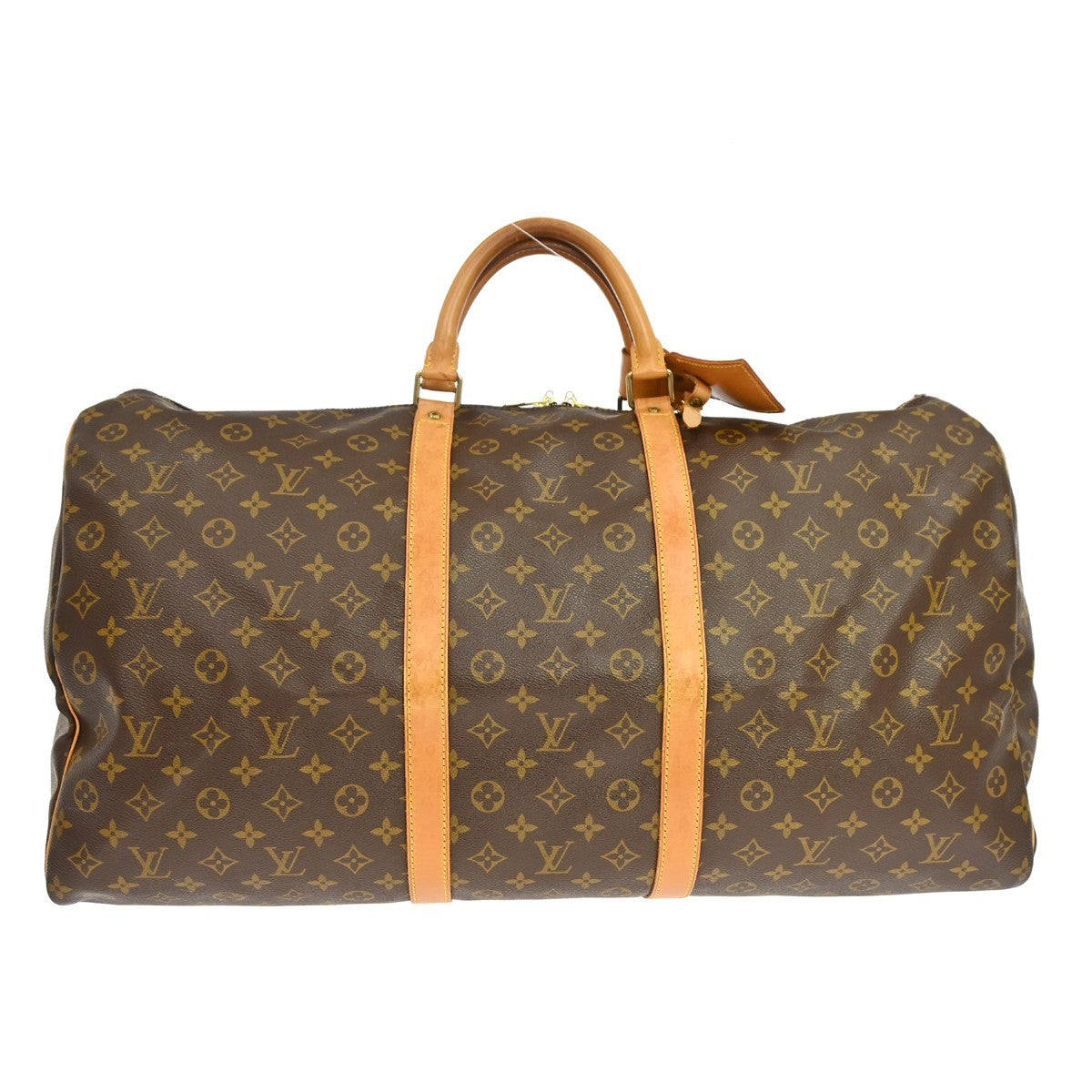 Louis Vuitton Keepall Monogram Canvas Brown Canvas Travel Bag Bag (Pre-Owned)