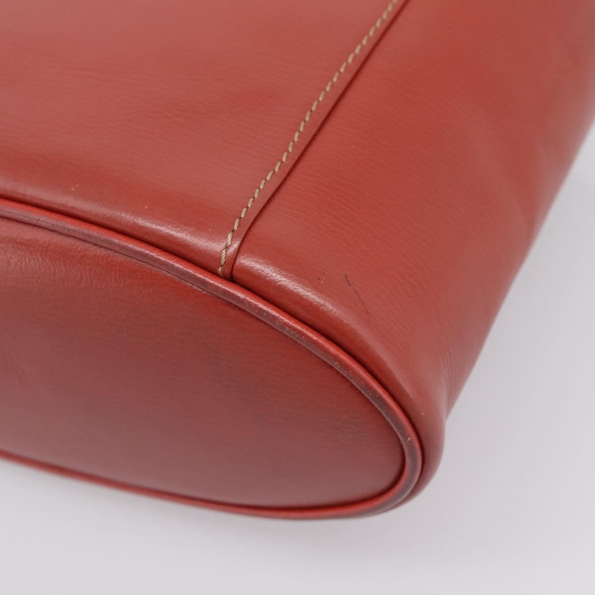 Loewe Velazquez Tote Leather Orange Leather Handbag (Pre-Owned)