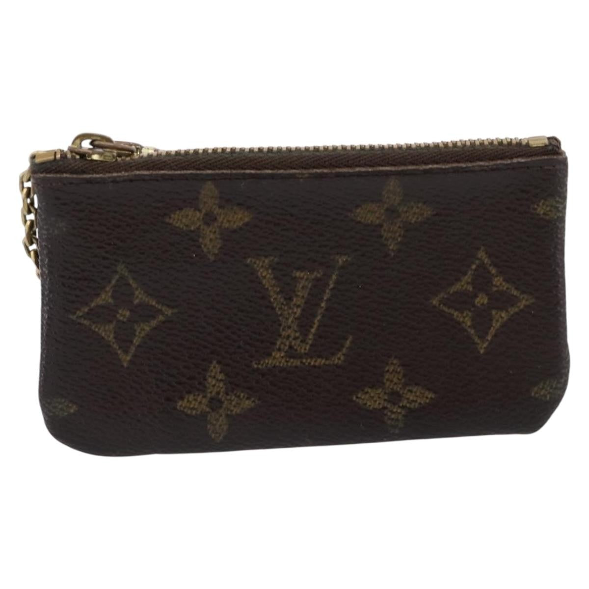 Louis Vuitton Pochette Clés Nm Canvas Brown Canvas Wallets Accessory (Pre-Owned)