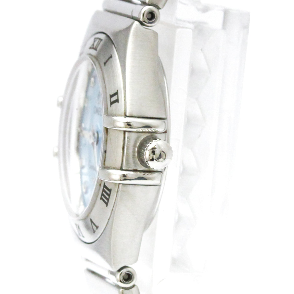 Omega Constellation Quartz Stainless Steel With Diamond Markers And Mother Of Pearl Watch (Pre-Owned)