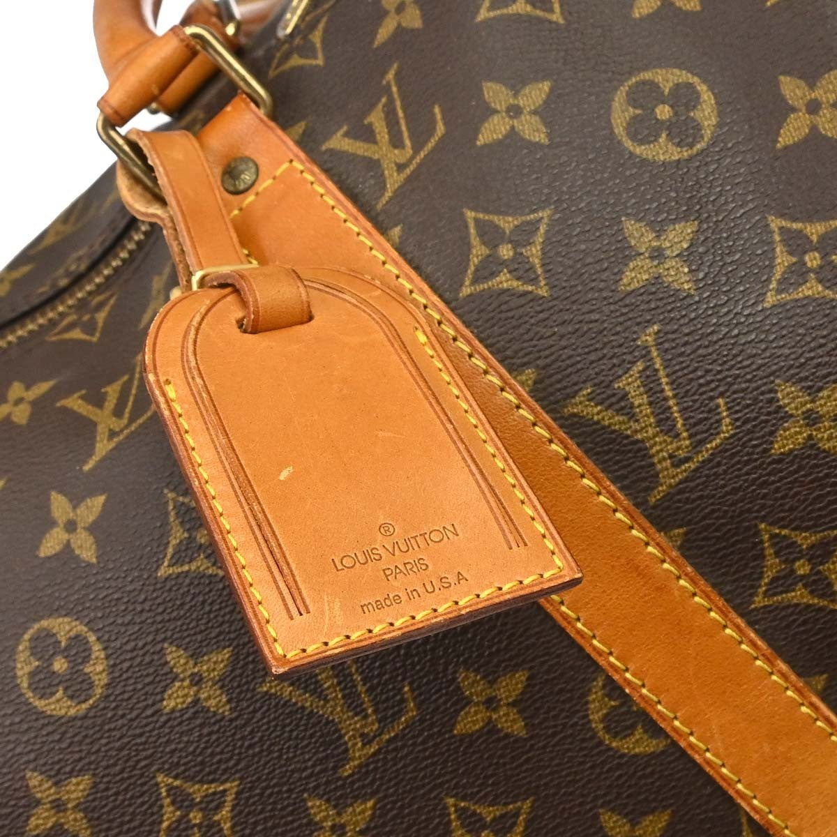 Louis Vuitton Keepall Monogram Canvas Brown Canvas Travel Bag Bag (Pre-Owned)