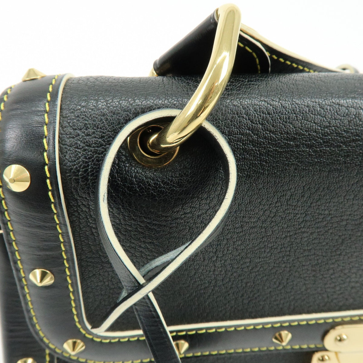 Louis Vuitton Suhali Le Talentueux Leather Black Leather Handbag (Pre-Owned)
