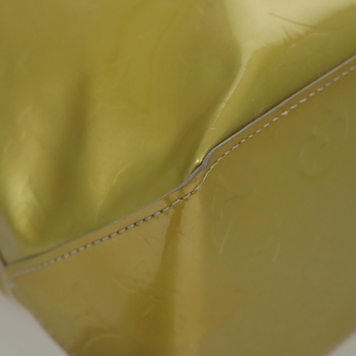 Louis Vuitton Reade Monogram Vernis Yellow Patent_Leather Tote Bag Bag (Pre-Owned)