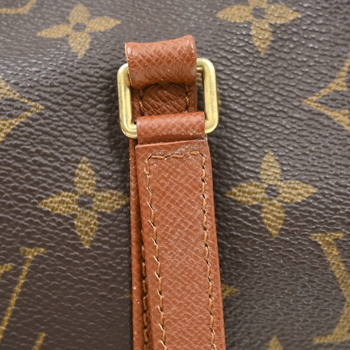 Louis Vuitton Papillon Monogram Canvas Brown Canvas Handbag (Pre-Owned)