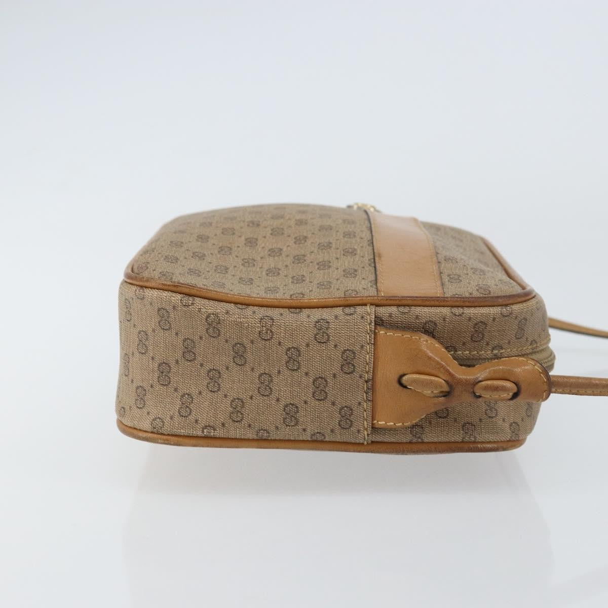 Gucci Micro Gg Supreme Gg Canvas Beige Pvc Shoulder Bag Bag (Pre-Owned)
