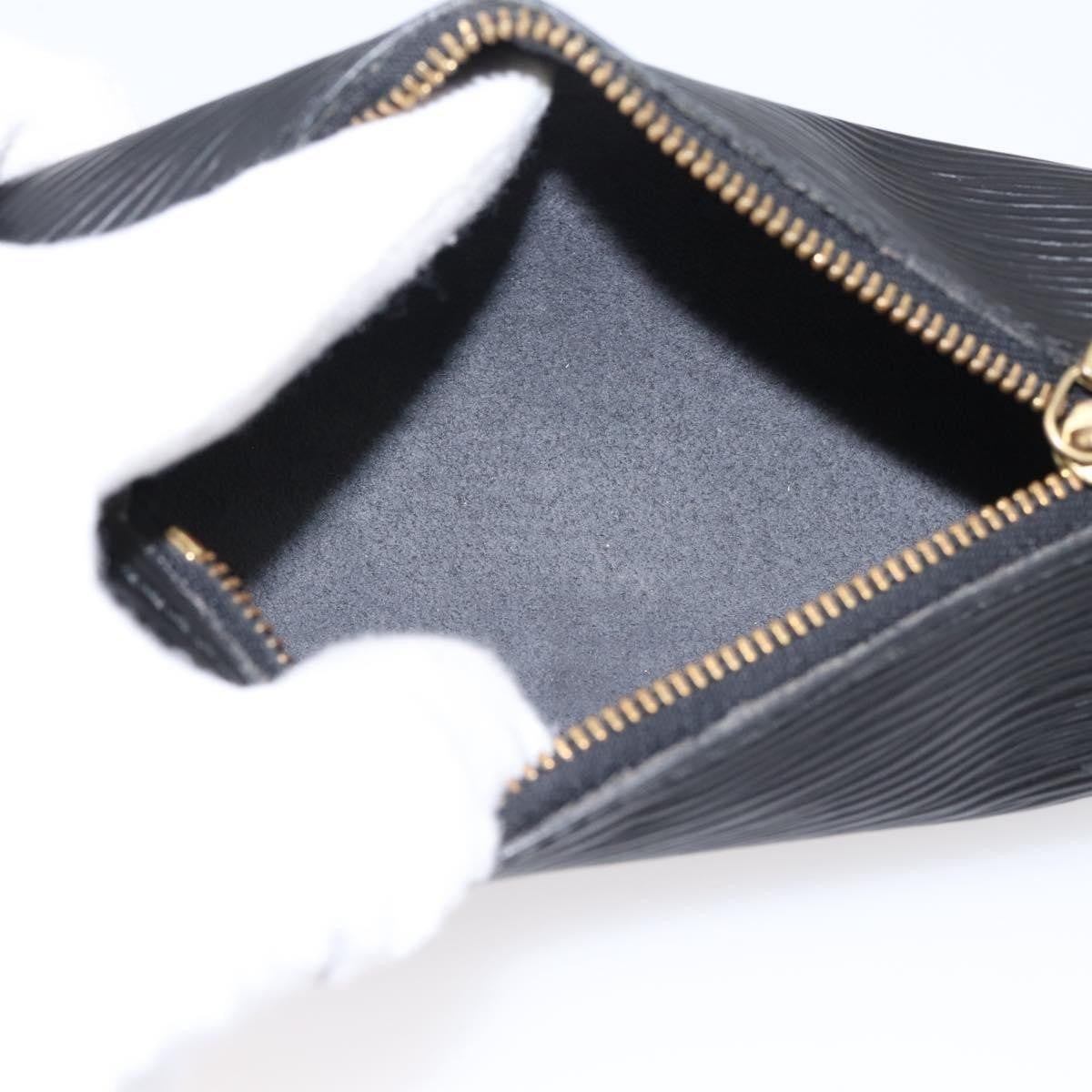 Louis Vuitton Soufflot Pochette Epi Leather Black Leather Clutche & Pouche Bag (Pre-Owned)