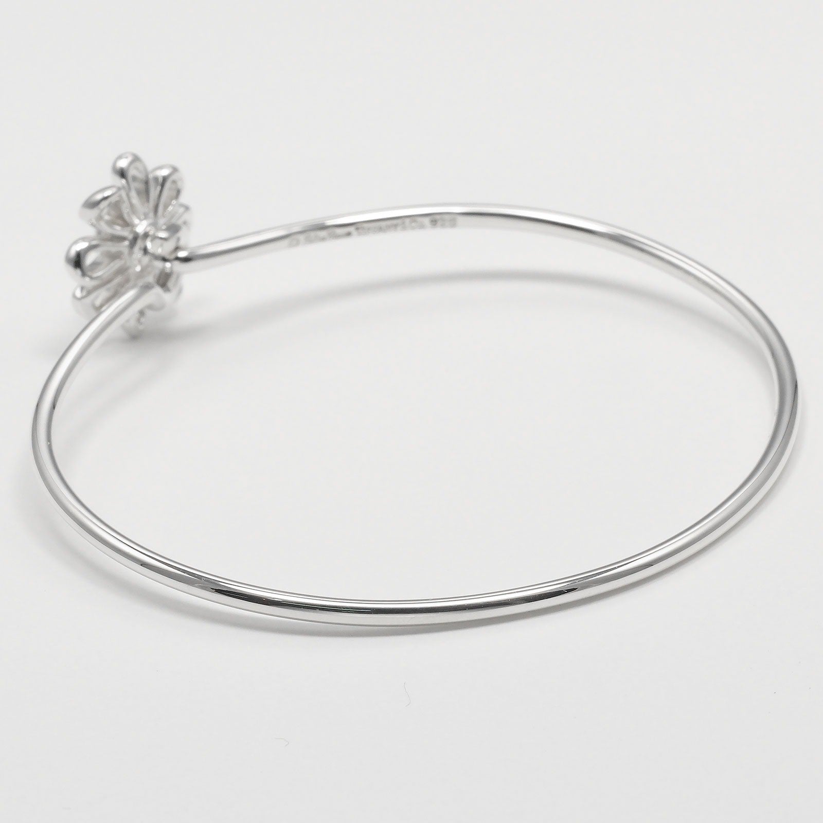 Tiffany & Co. Daisy Bangle Silver 925 Silver Silver Bracelet Jewelry (Pre-Owned)