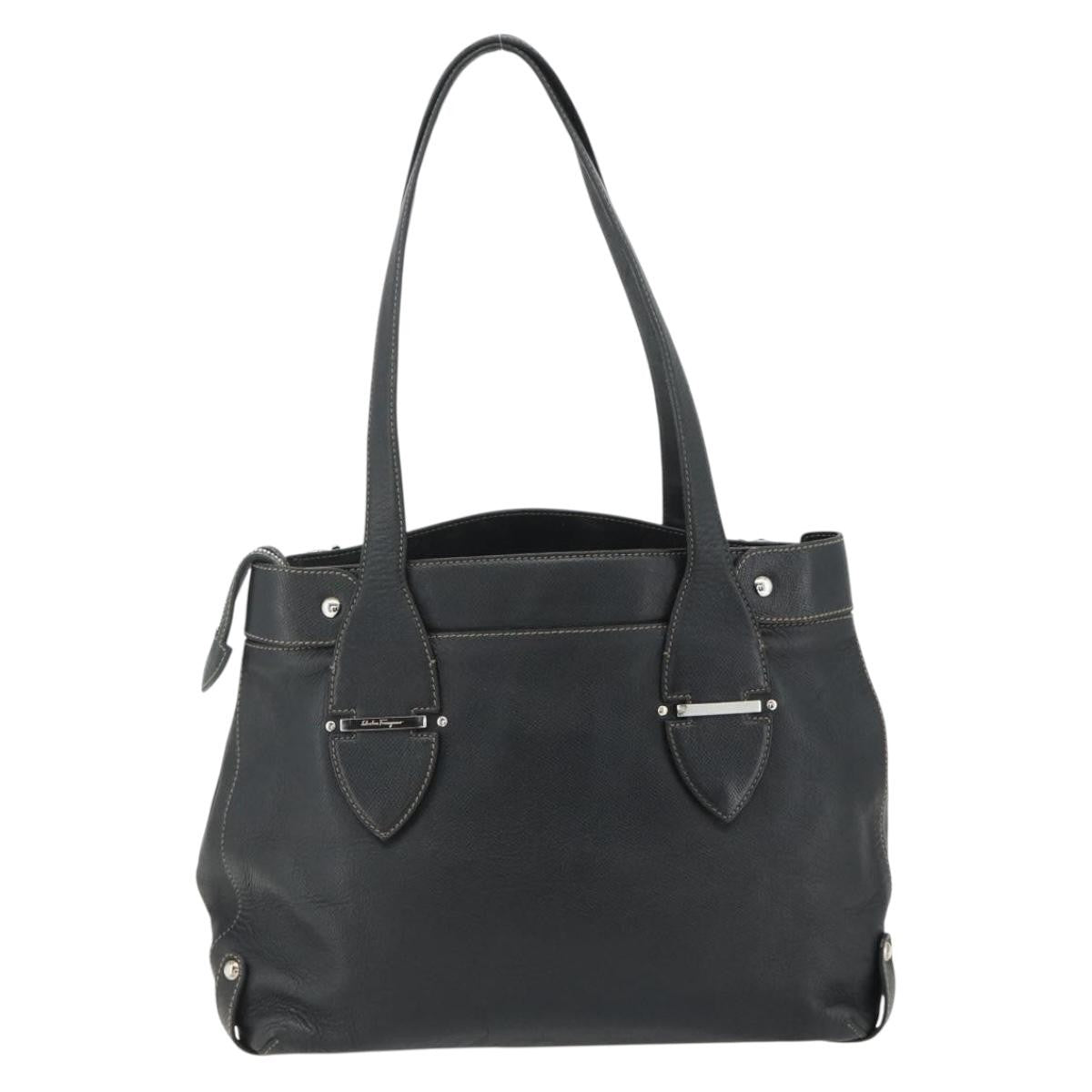 Salvatore Ferragamo Gancini Tote Leather Multicolour Leather Tote Bag Bag (Pre-Owned)
