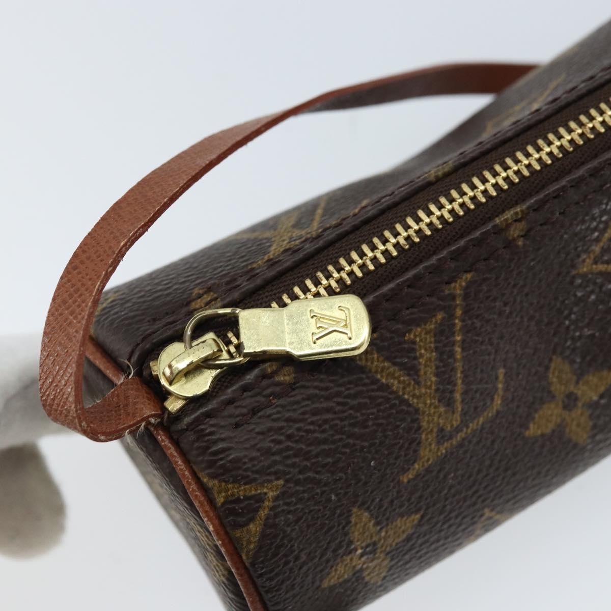 Louis Vuitton Papillon Pochette Monogram Canvas Brown Canvas Clutche & Pouche Bag (Pre-Owned)