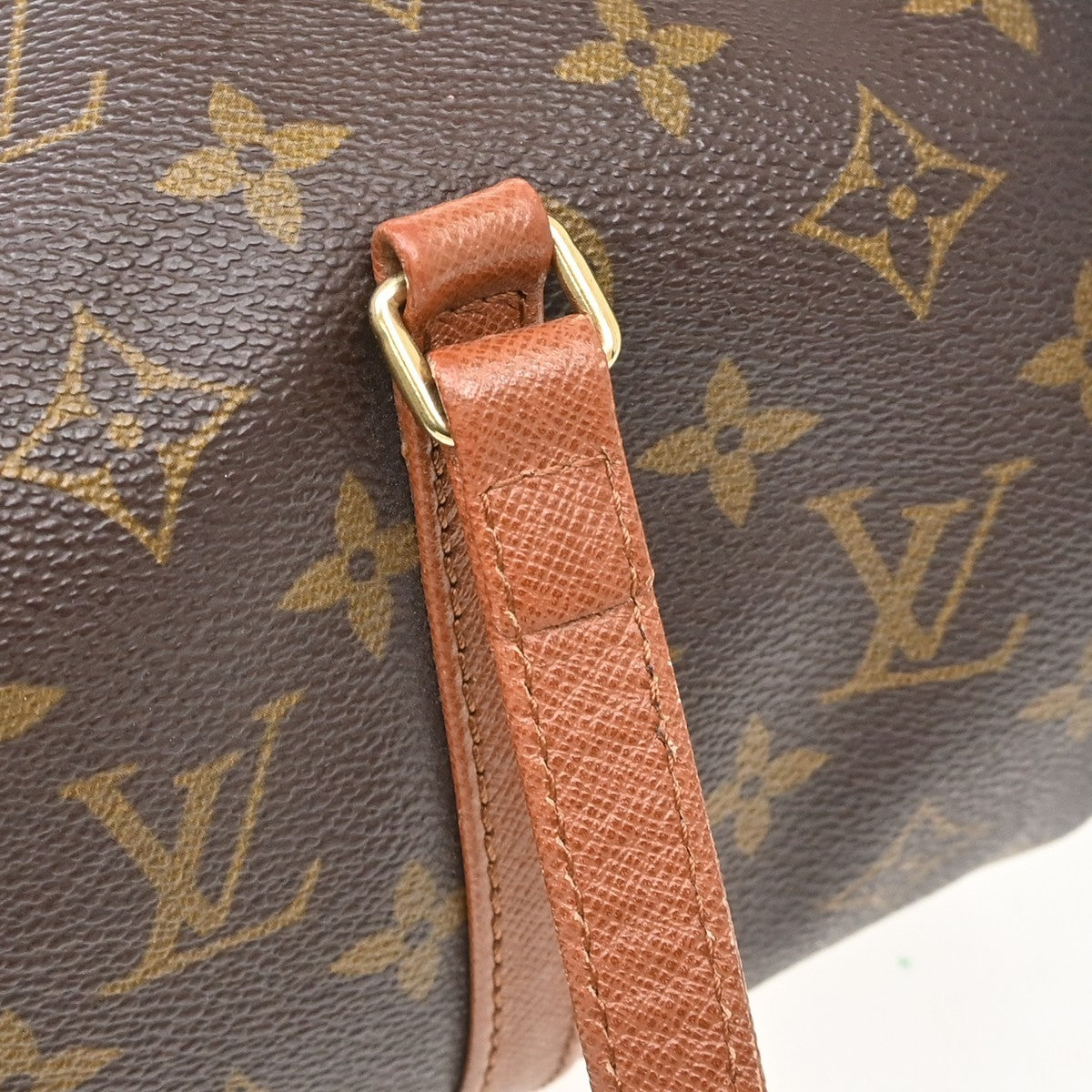 Louis Vuitton Papillon Monogram Canvas Brown Canvas Handbag (Pre-Owned)
