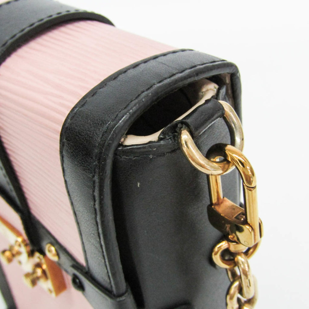 Louis Vuitton Vertical Trunk Pochette Epi Leather Pink Leather Clutche & Pouche Bag (Pre-Owned)