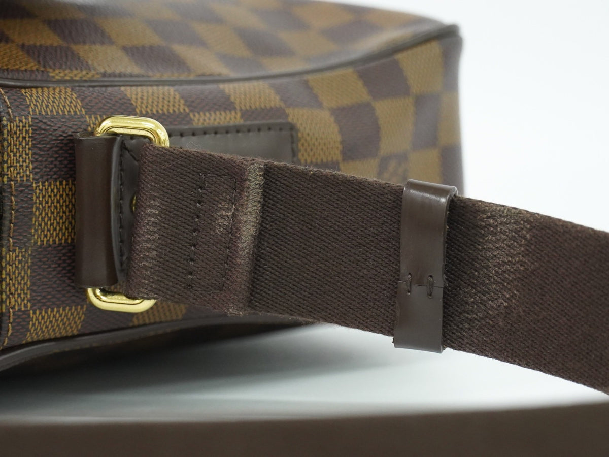 Louis Vuitton Shelton Messenger Damier Ebene Brown Canvas Shoulder Bag Bag (Pre-Owned)
