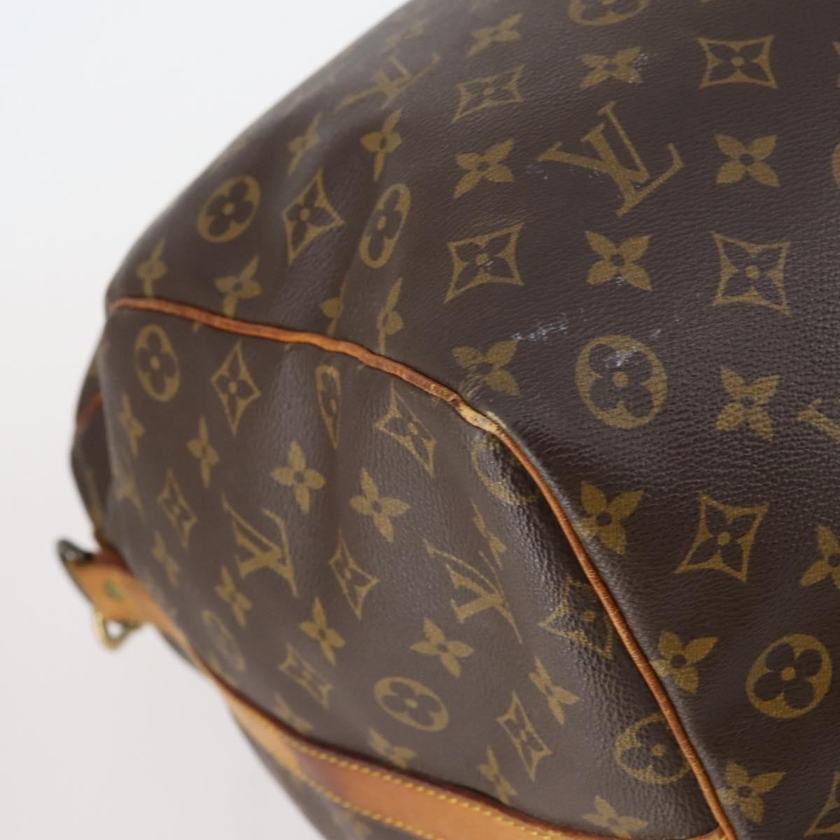 Louis Vuitton Keepall Bandouliere Monogram Canvas Brown Canvas Travel Bag Bag (Pre-Owned)