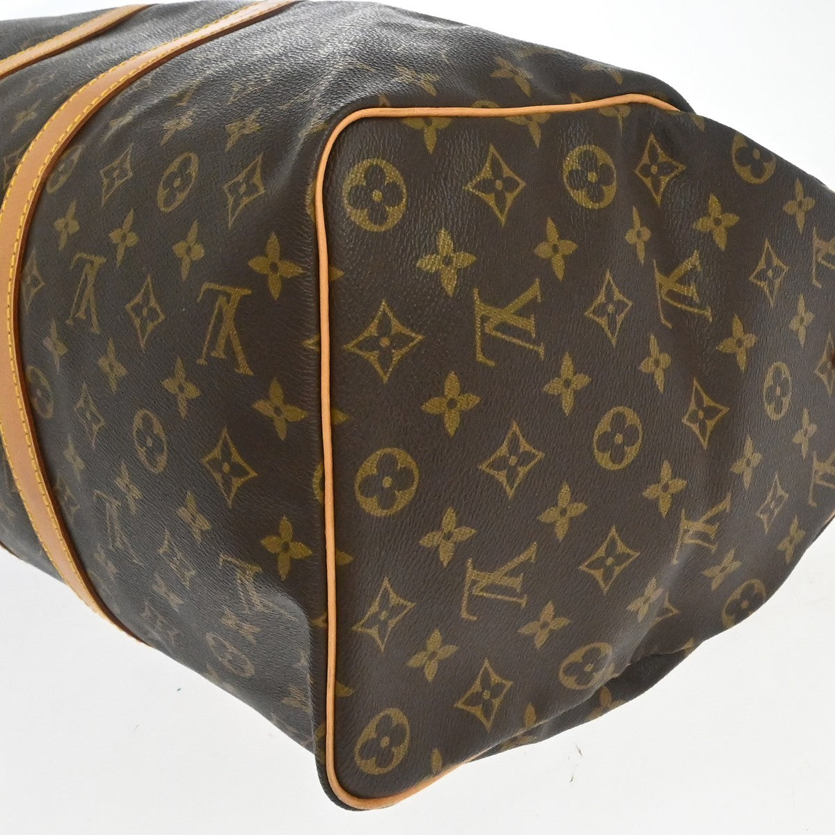 Louis Vuitton Keepall Monogram Canvas Brown Canvas Travel Bag Bag (Pre-Owned)
