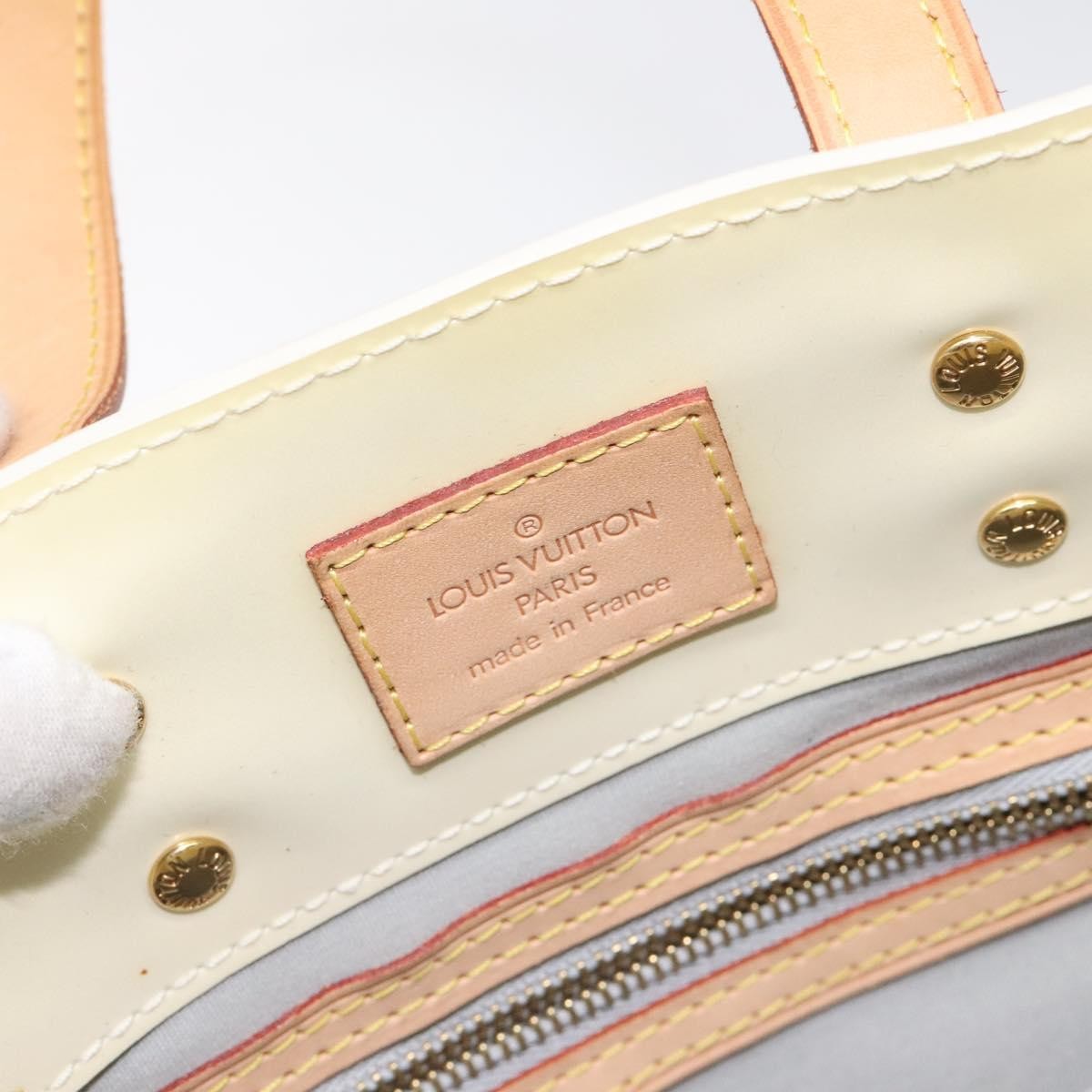 Louis Vuitton Reade Monogram Vernis Beige Patent_Leather Bag (Pre-Owned)