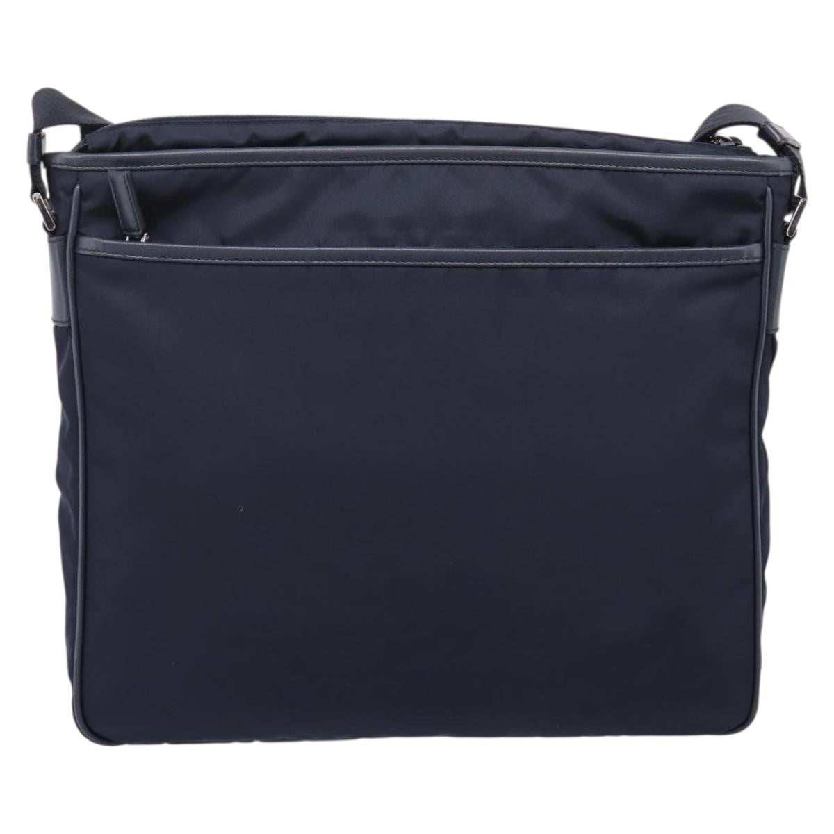 Prada Shoulder Tessuto Navy Nylon Shoulder Bag Bag (Pre-Owned)